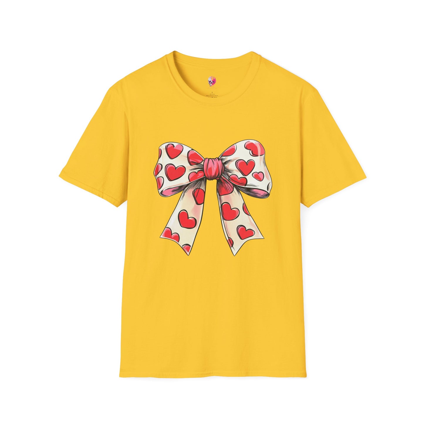 Heart Bow Unisex Softstyle T-Shirt