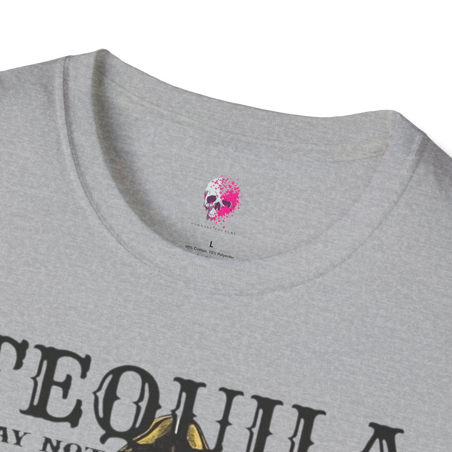 Tequila Themed Unisex T-Shirt, Funny Drinking Shirt, Gift for Tequila Lovers, Party Apparel, Casual Wear, Summer Top