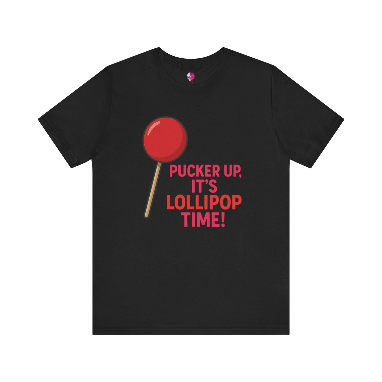 Lollipop Time Tee - Fun Unisex Shirt, Sweet Gift for Candy Lovers, Cute Holiday Apparel, Birthday, Summer Vibes