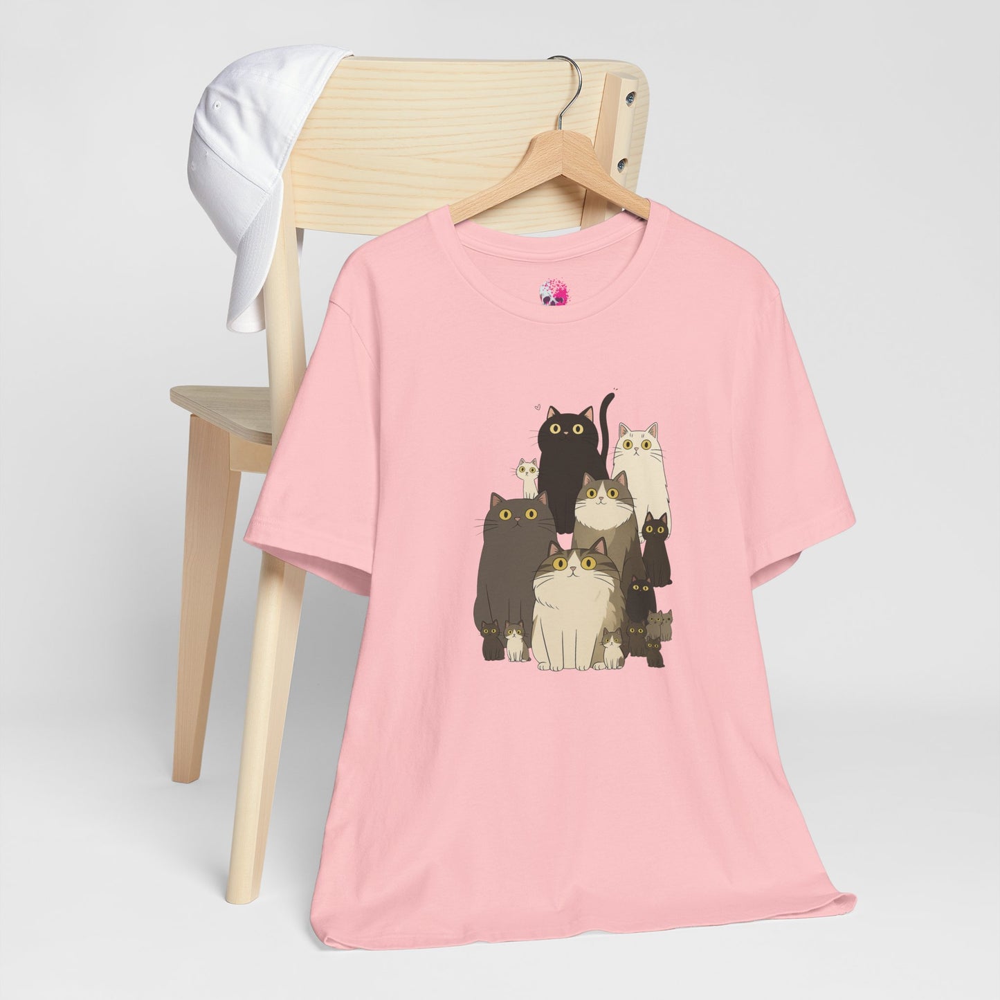 Cute Cat Lover Unisex Tee, Funny Cat Shirt, Animal Lover Gift, Pet Lovers Tee, Purrfect for Cat Enthusiasts