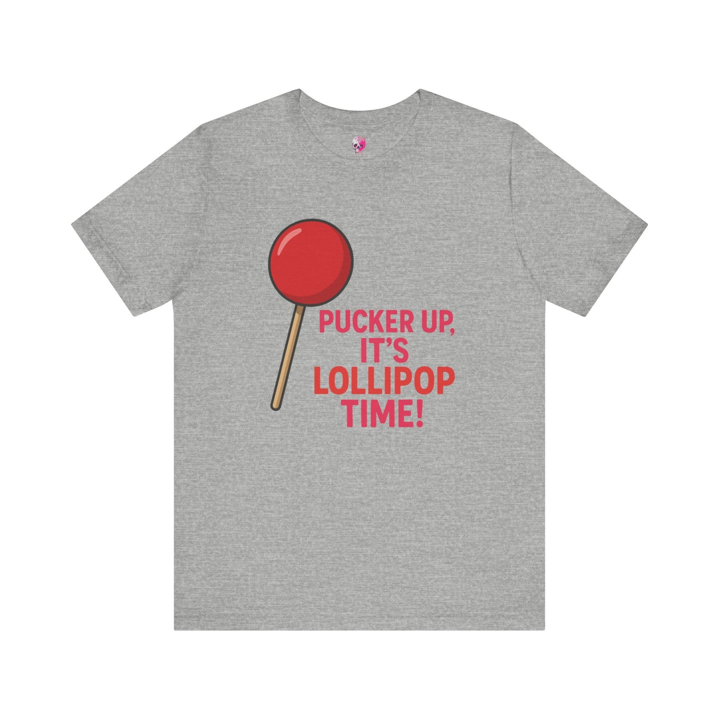 Lollipop Time Tee - Fun Unisex Shirt, Sweet Gift for Candy Lovers, Cute Holiday Apparel, Birthday, Summer Vibes