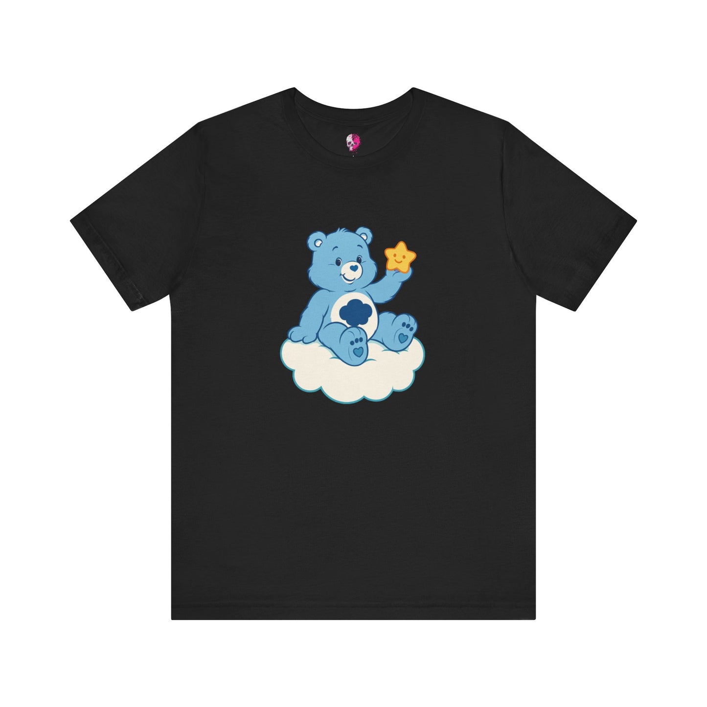 Cute Bear Cloud Tee, Adorable Graphic T-Shirt, Perfect Gift for Kids, Baby Shower, Birthday Party, Casual Wear