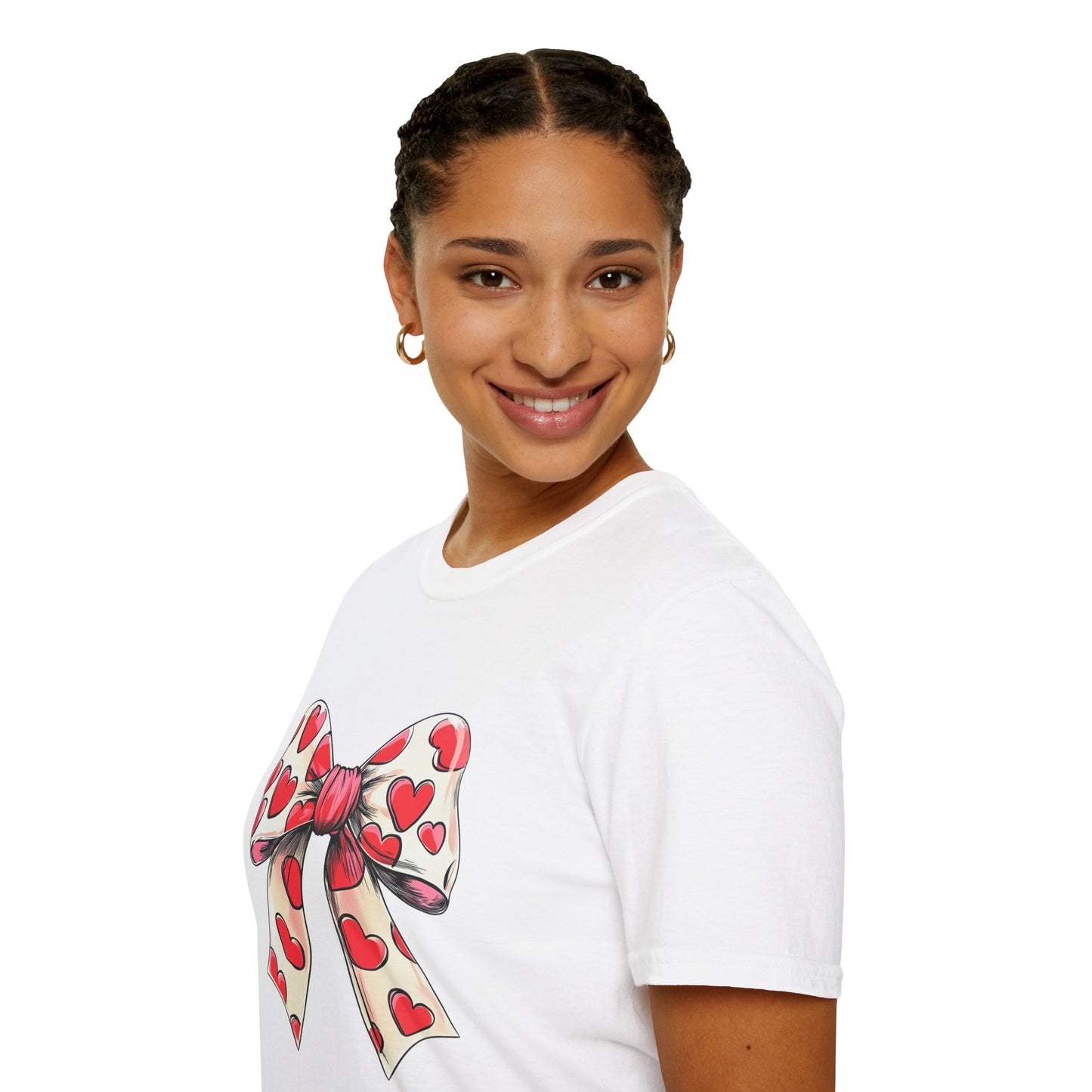 Heart Bow Unisex Softstyle T-Shirt