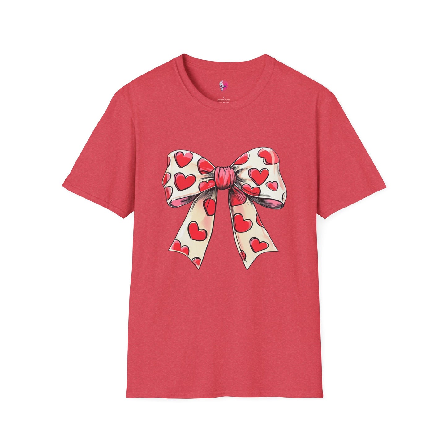 Heart Bow Unisex Softstyle T-Shirt