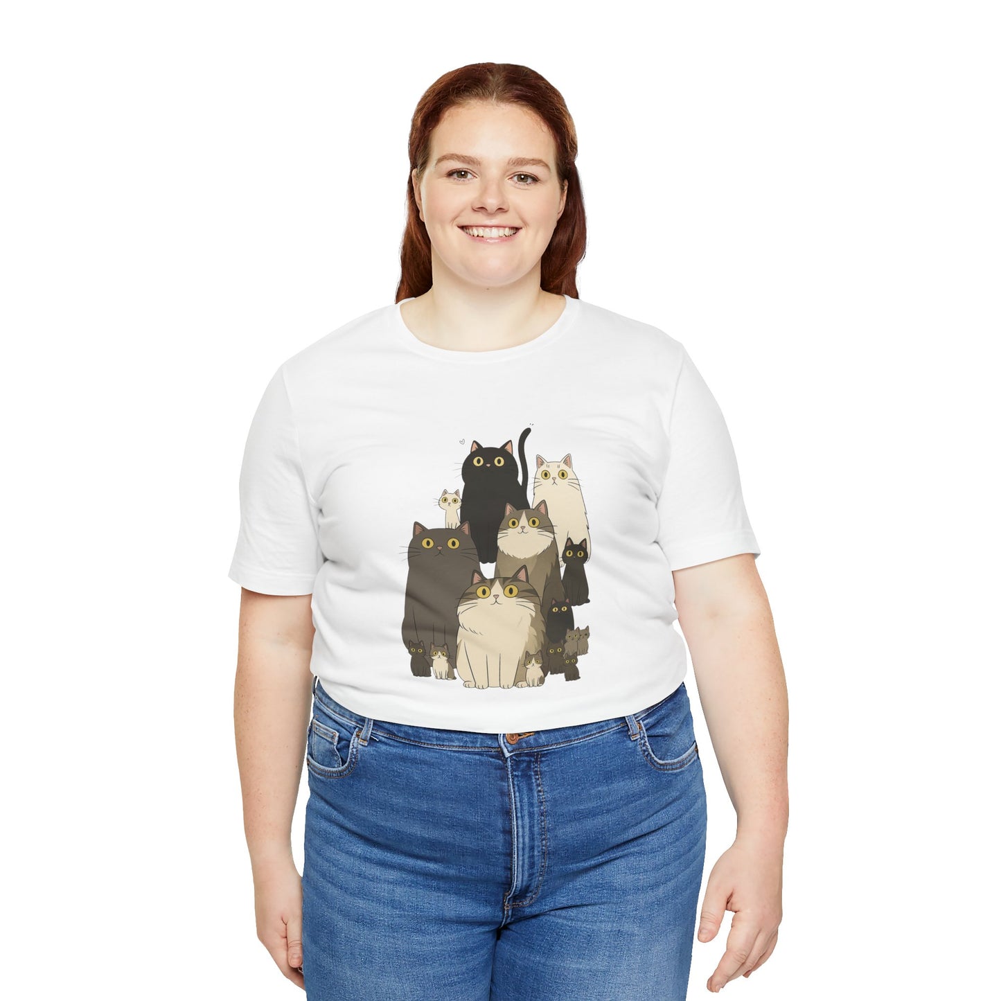Cute Cat Lover Unisex Tee, Funny Cat Shirt, Animal Lover Gift, Pet Lovers Tee, Purrfect for Cat Enthusiasts