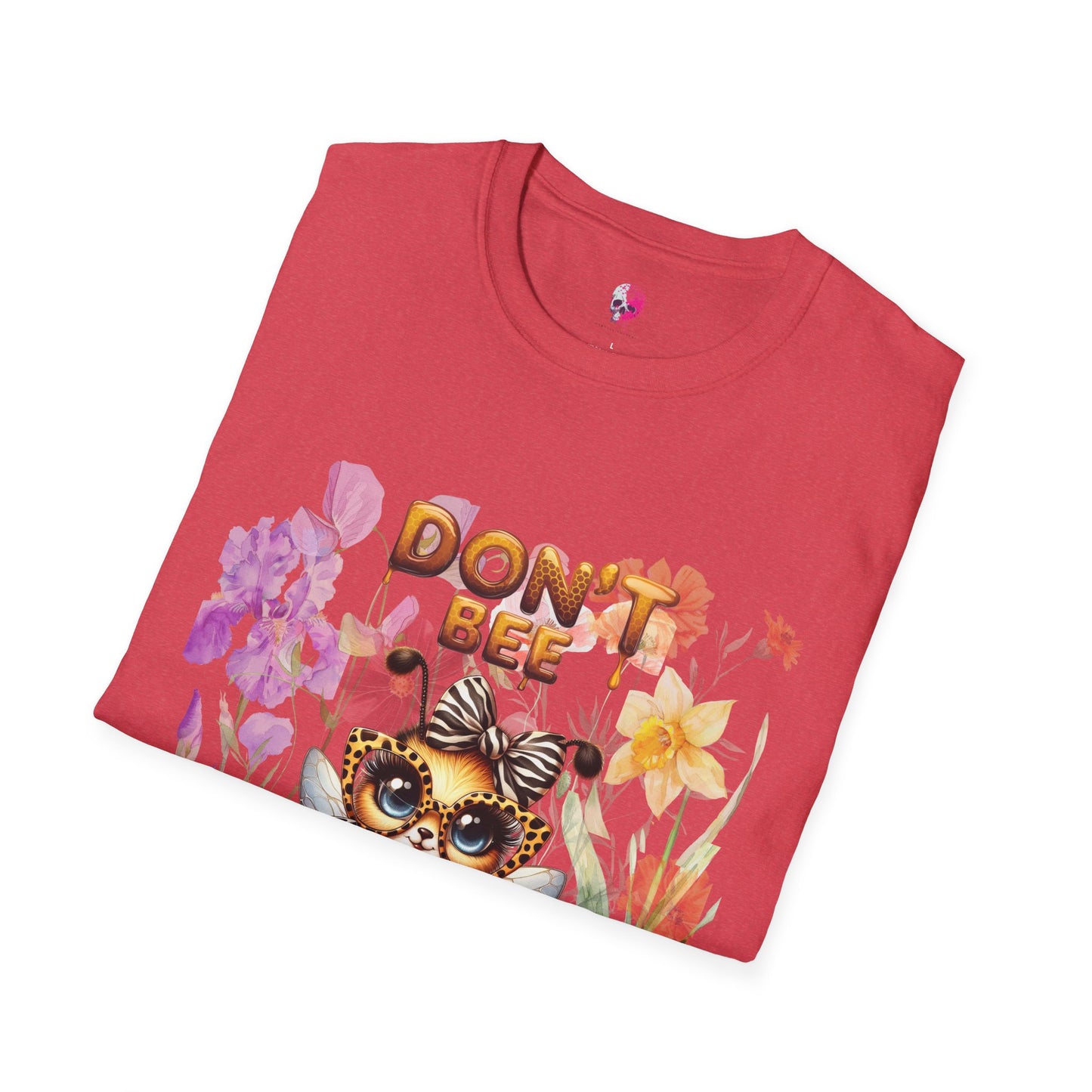 Bee T-Shirt - 'Don't Be Judgy' Floral Design