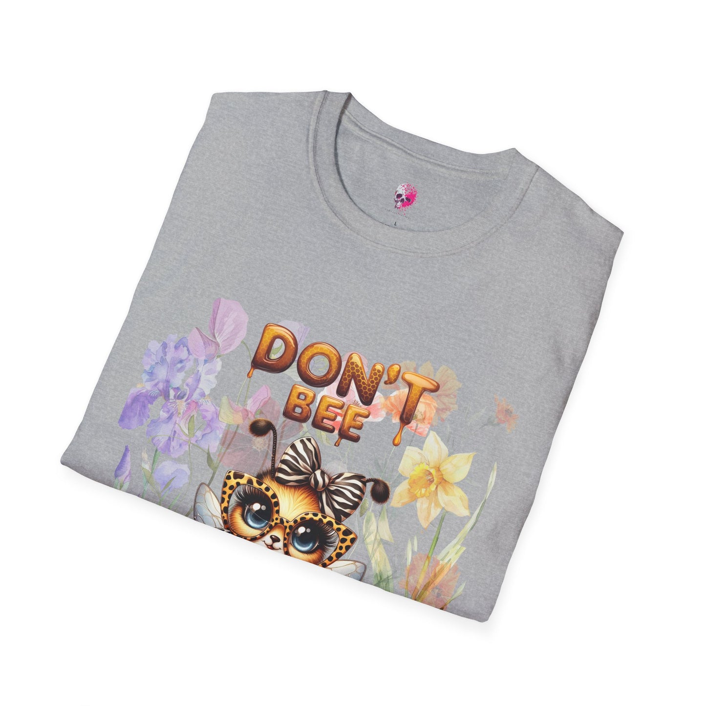 Bee T-Shirt - 'Don't Be Judgy' Floral Design