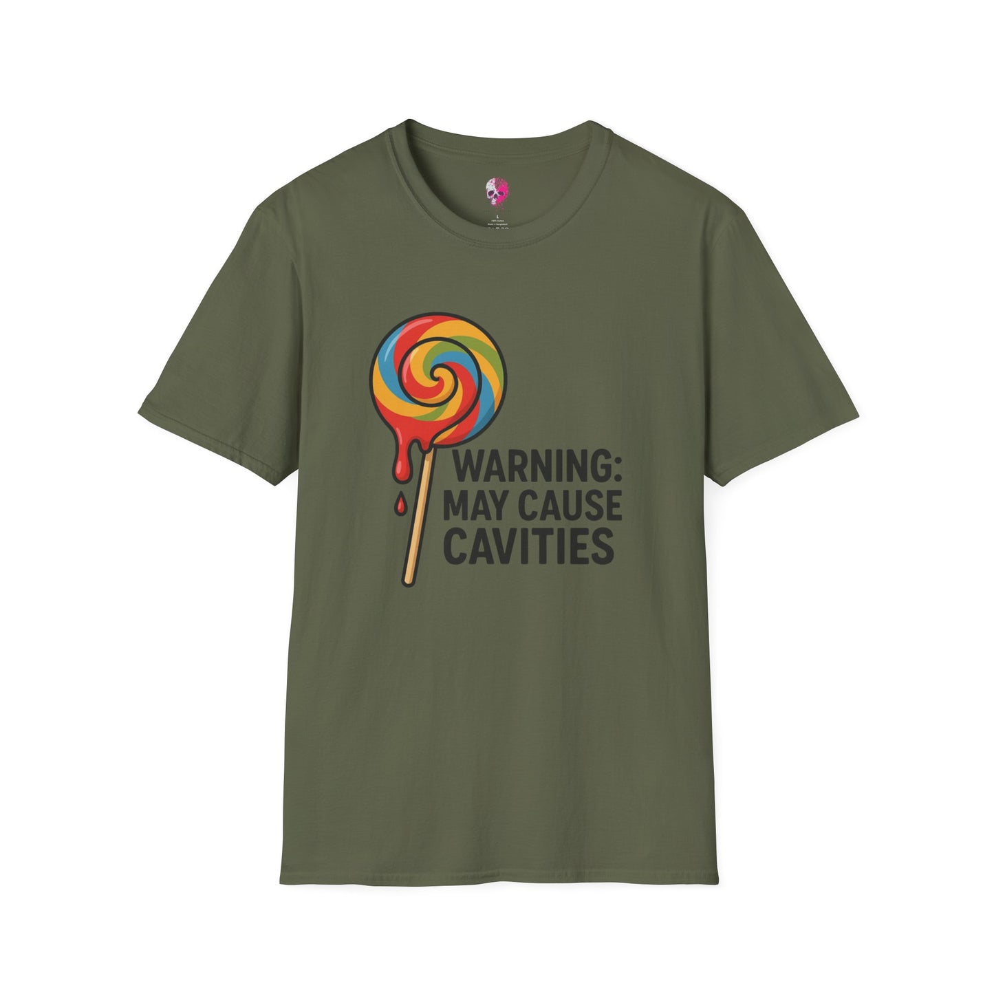 Sweet Tooth Warning T-Shirt, Funny Candy Tee, Gifts for Candy Lovers, Birthday Shirt, Casual Wear, Holiday Apparel