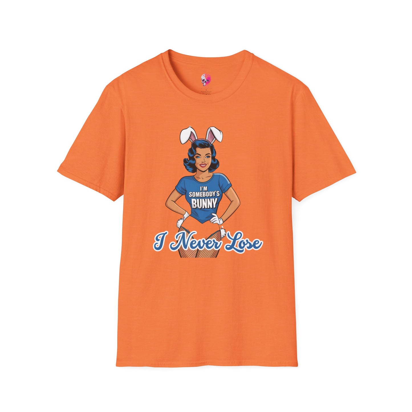 Unisex Graphic T-Shirt, Playful Bunny Design, Casual Wear, Gift for Friends, Fun Birthday Party Shirt, Spring Festival Apparel