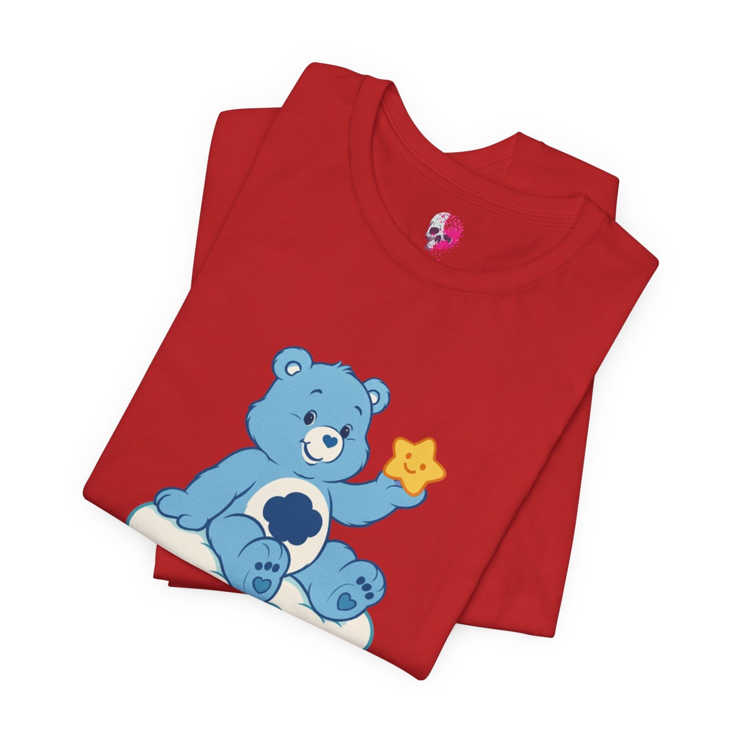 Cute Bear Cloud Tee, Adorable Graphic T-Shirt, Perfect Gift for Kids, Baby Shower, Birthday Party, Casual Wear