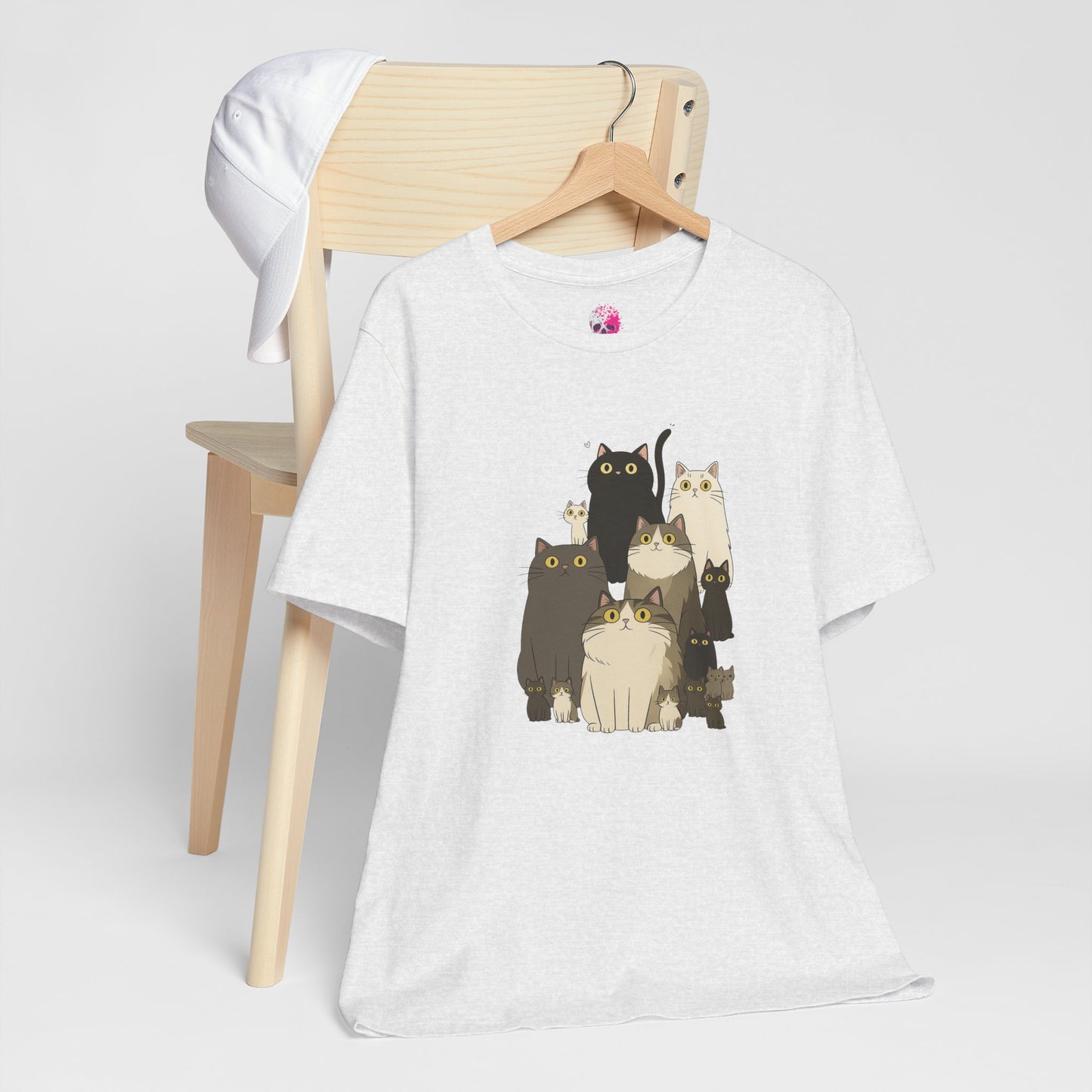Cute Cat Lover Unisex Tee, Funny Cat Shirt, Animal Lover Gift, Pet Lovers Tee, Purrfect for Cat Enthusiasts