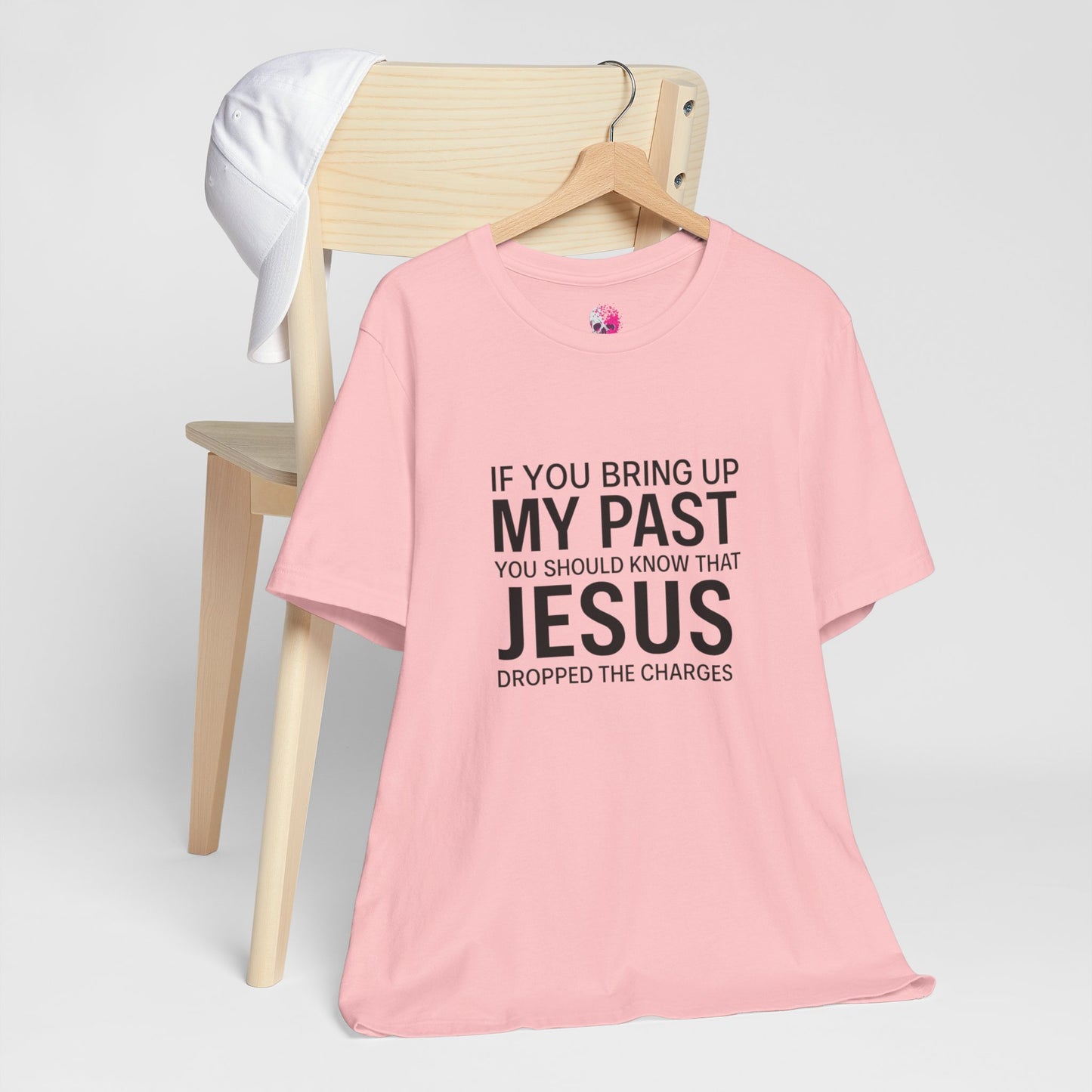 Jesus Dropped the Charges Tee, Faith-Based T-Shirt, Christian Gift, Inspirational Apparel, Religious Humor Top, Unisex Graphic Shirt