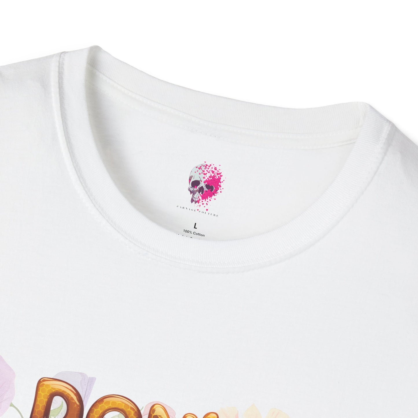 Bee T-Shirt - 'Don't Be Judgy' Floral Design