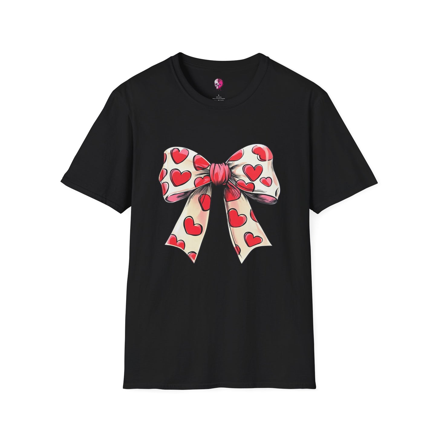 Heart Bow Unisex Softstyle T-Shirt