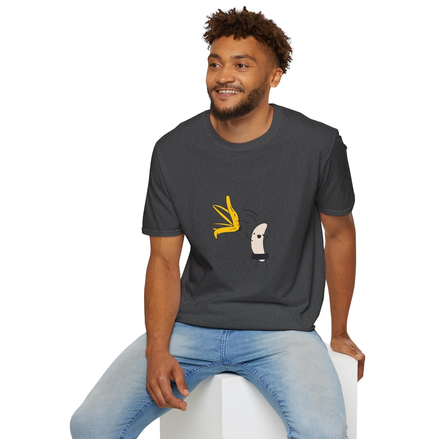 Whimsical Banana T-Shirt, Fun Gift, Unisex Tee, Cute Graphic Tee, Casual Wear, Summer Style, Playful Outfit