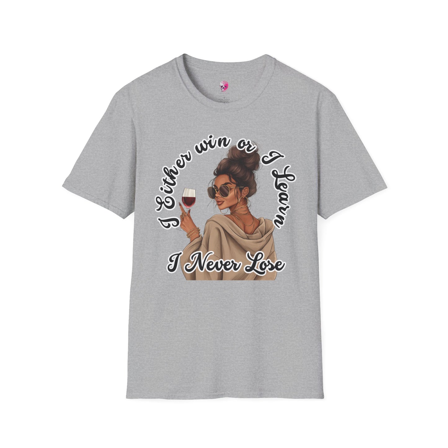 Empowered Quote T-Shirt, Inspirational Tee, Motivation Shirt, Wine Lover Gift, Unisex Graphic Tee, Casual Wear