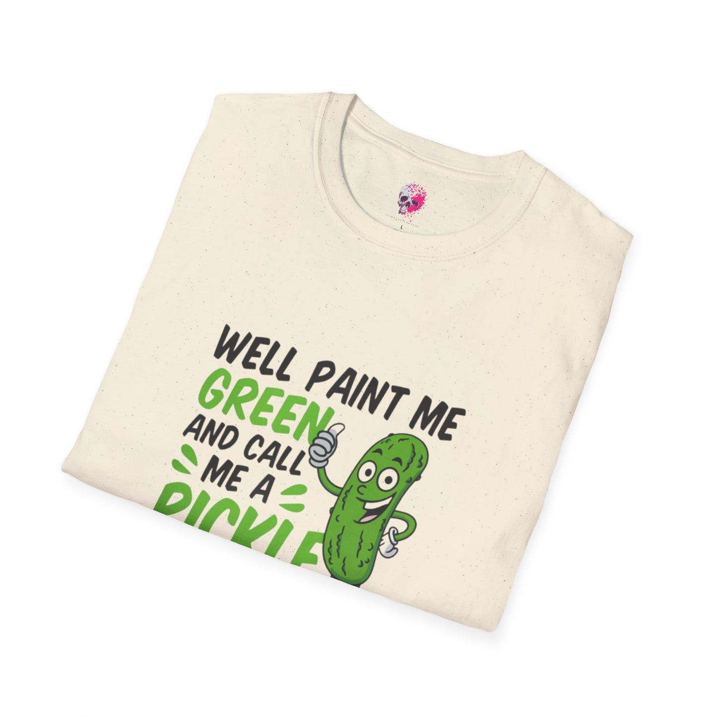 Funny Pickle T-Shirt, Humorous Cotton Tee, Gift for Friends, Casual Wear, Unisex Graphic Shirt, Party or Everyday Style