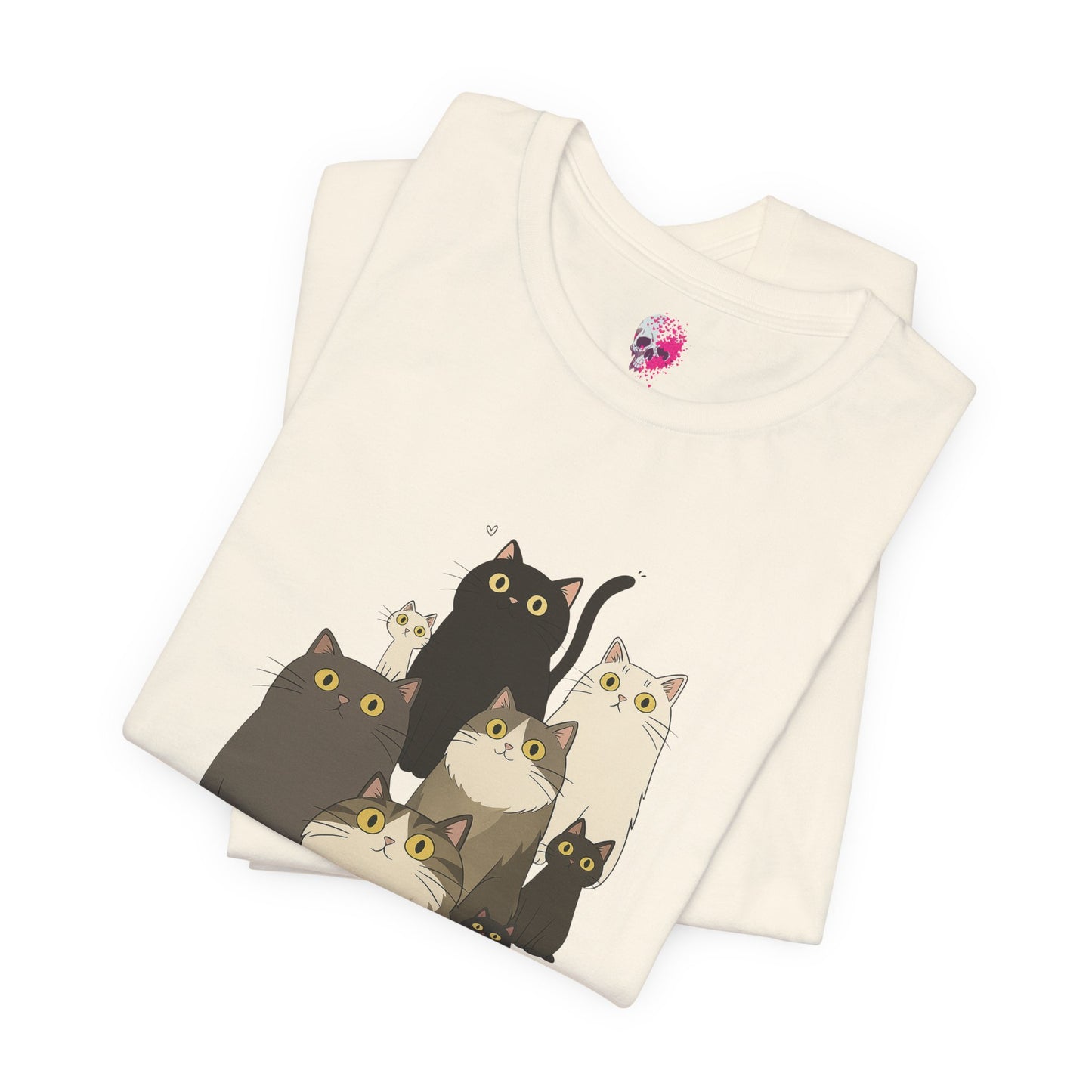 Cute Cat Lover Unisex Tee, Funny Cat Shirt, Animal Lover Gift, Pet Lovers Tee, Purrfect for Cat Enthusiasts