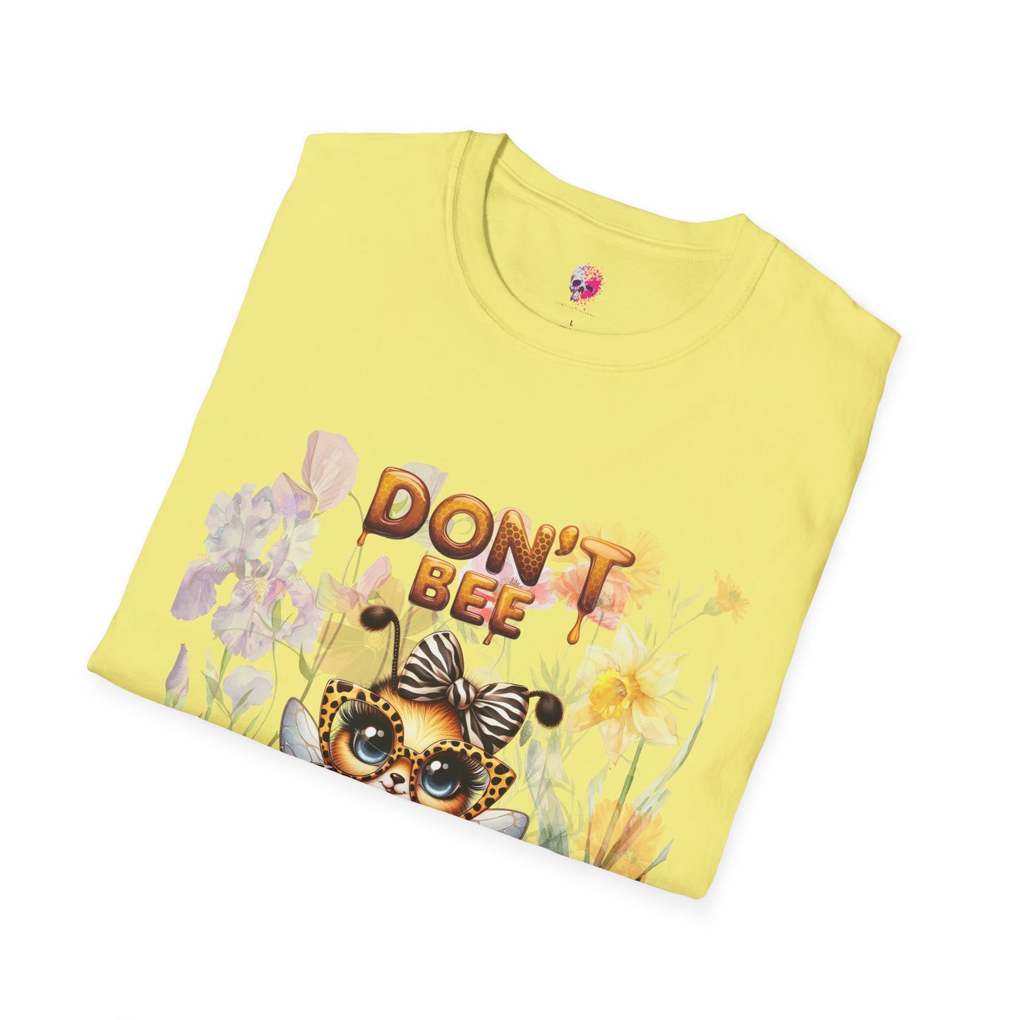 Bee T-Shirt - 'Don't Be Judgy' Floral Design