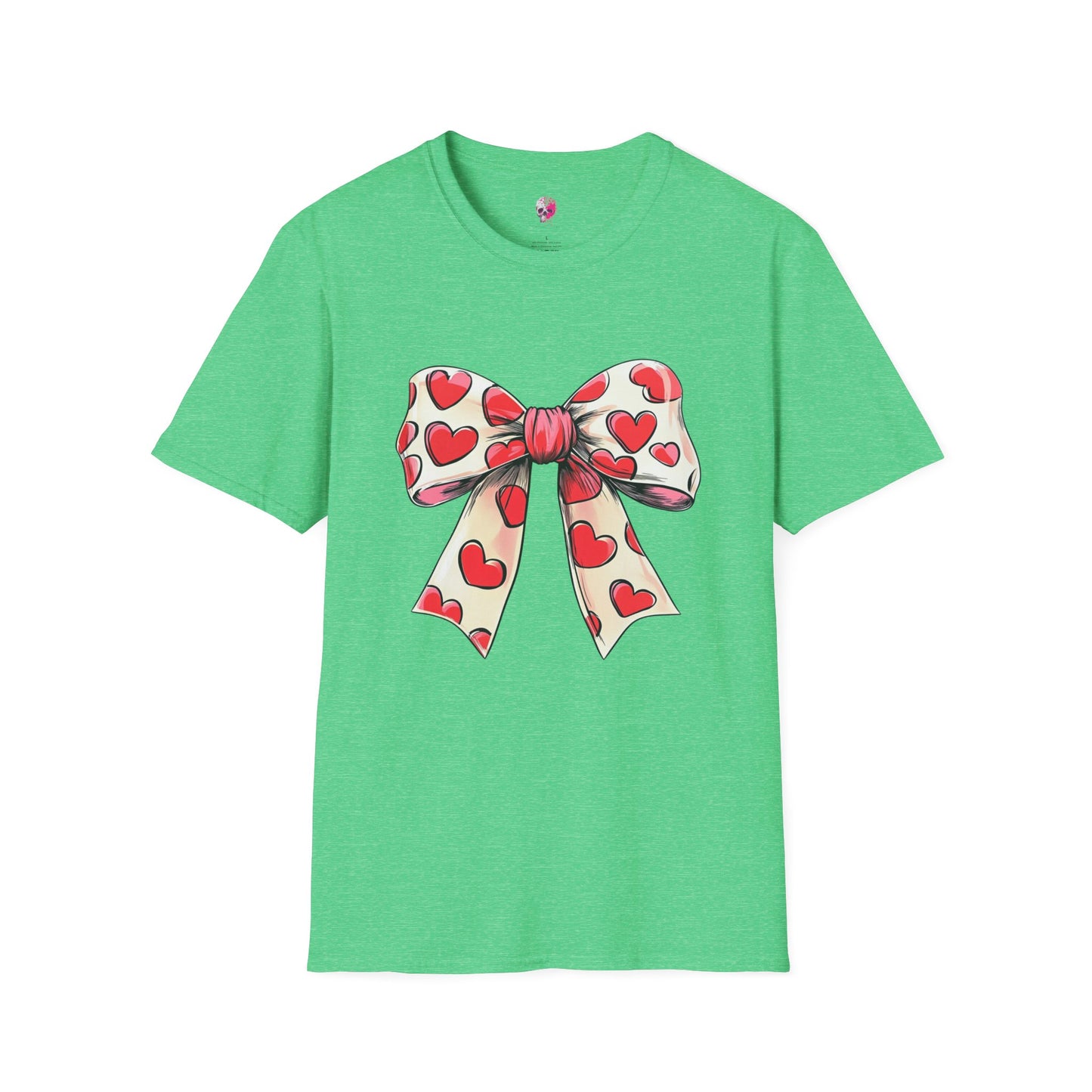 Heart Bow Unisex Softstyle T-Shirt