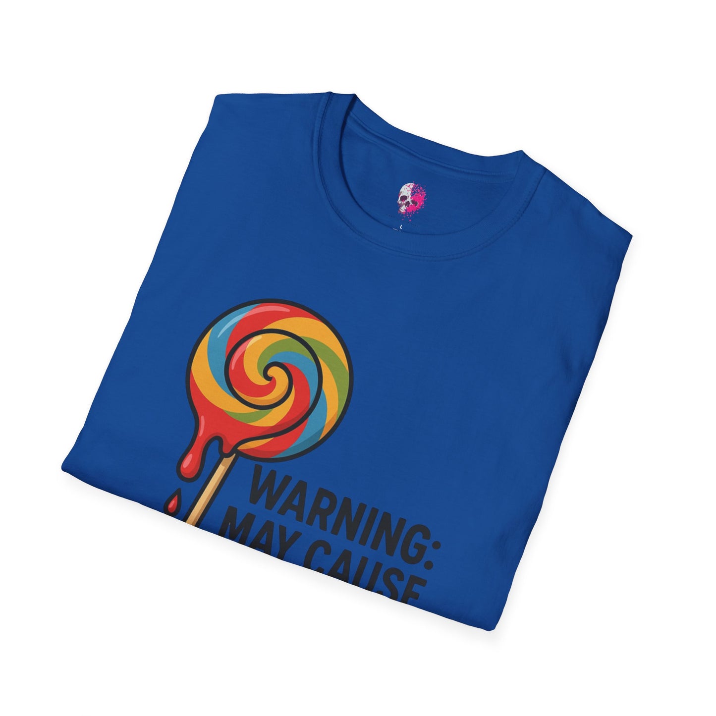 Sweet Tooth Warning T-Shirt, Funny Candy Tee, Gifts for Candy Lovers, Birthday Shirt, Casual Wear, Holiday Apparel