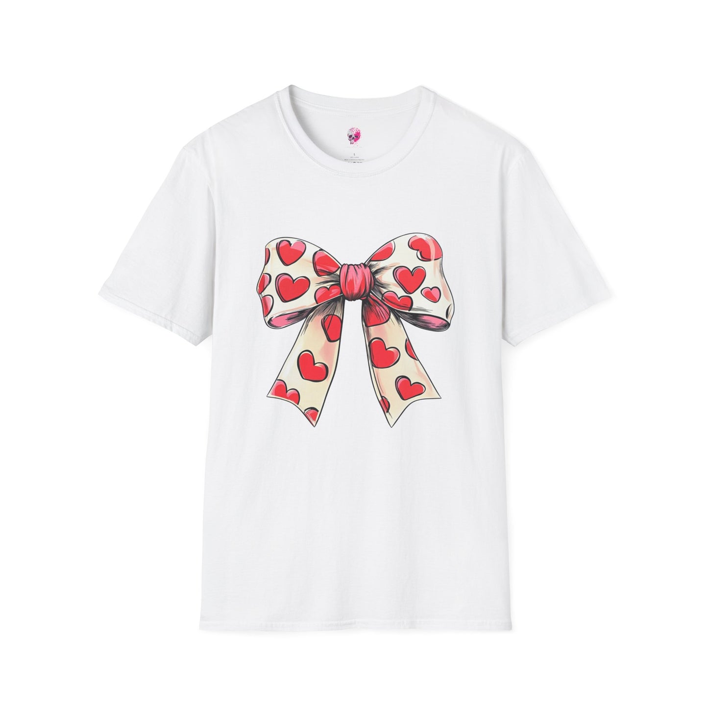 Heart Bow Unisex Softstyle T-Shirt