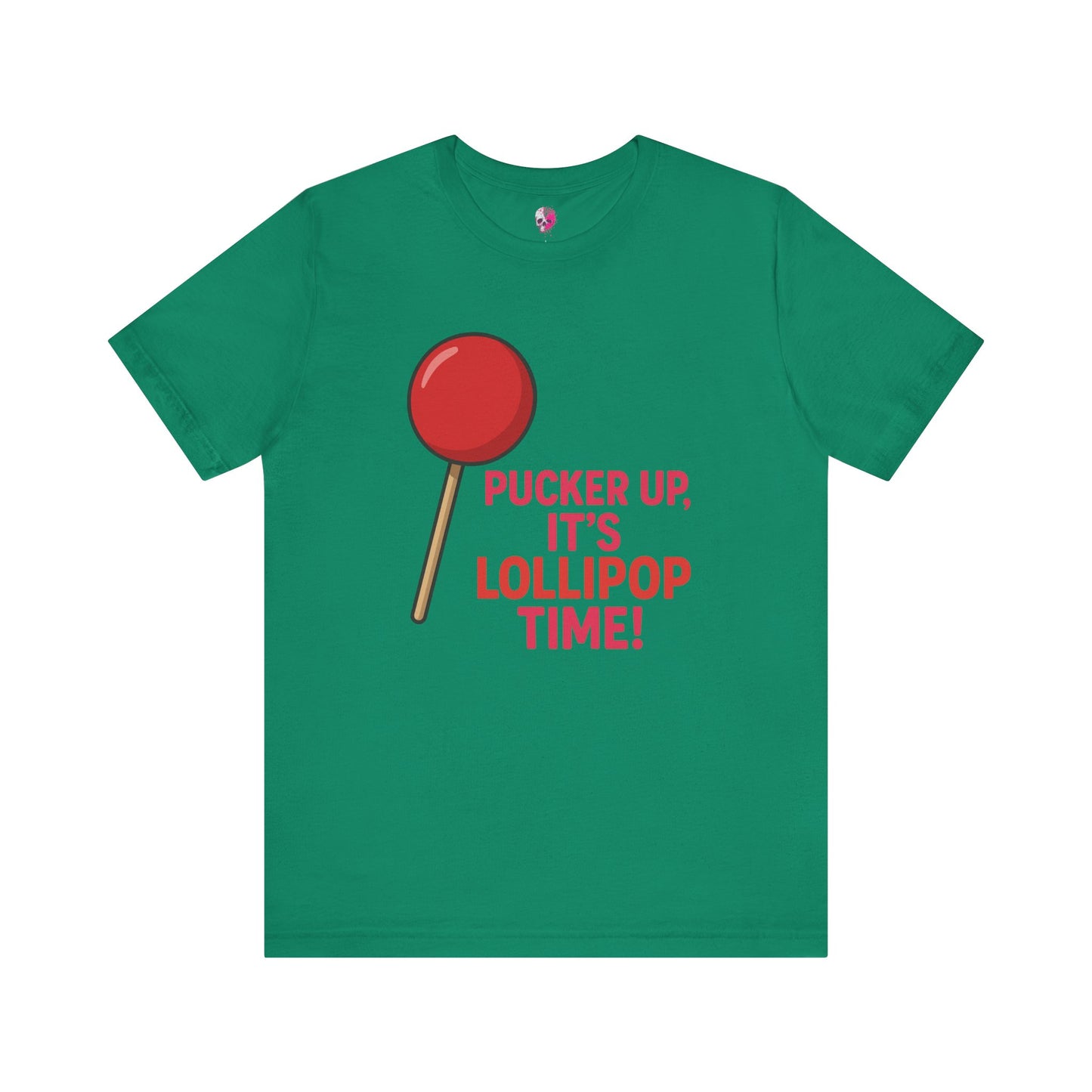 Lollipop Time Tee - Fun Unisex Shirt, Sweet Gift for Candy Lovers, Cute Holiday Apparel, Birthday, Summer Vibes