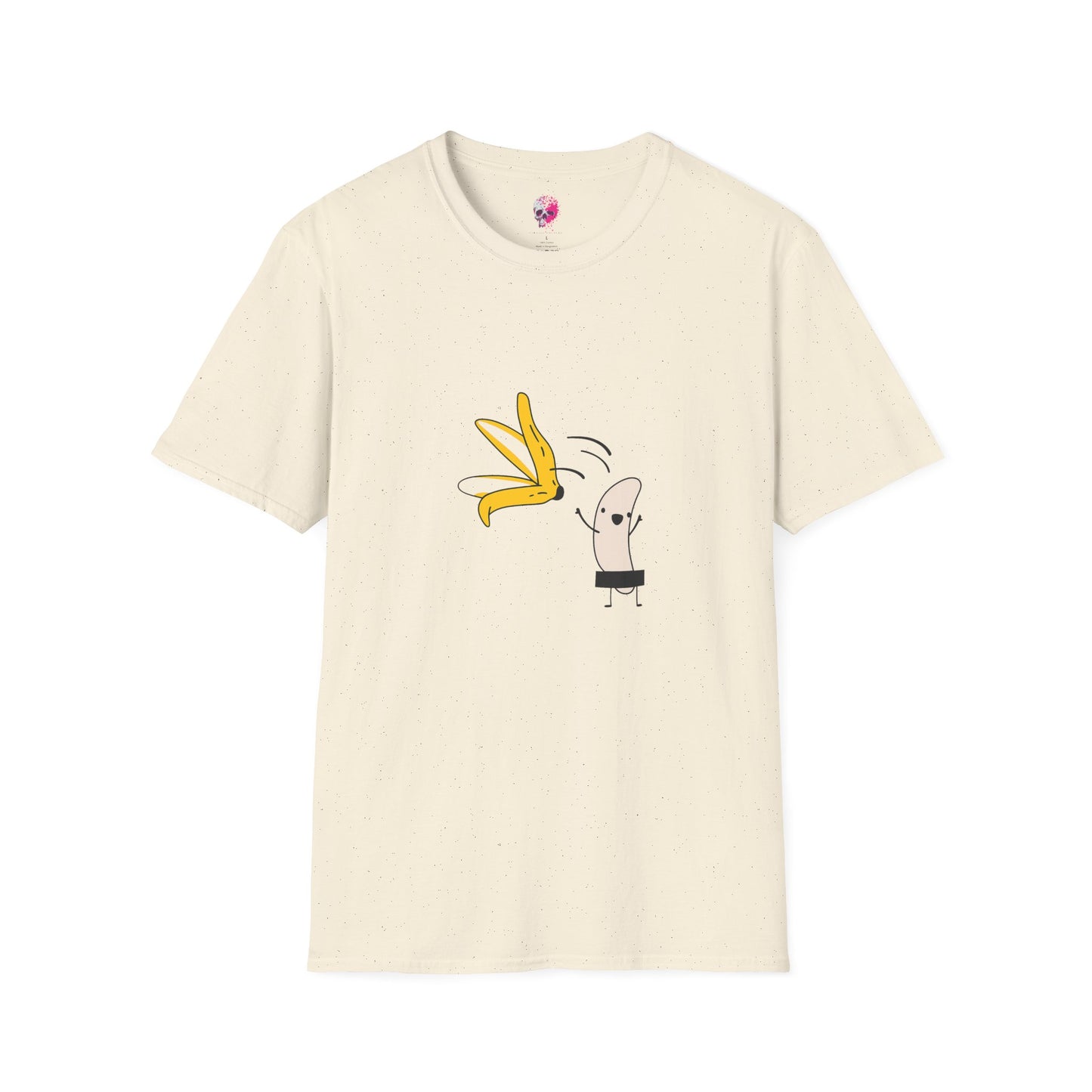 Whimsical Banana T-Shirt, Fun Gift, Unisex Tee, Cute Graphic Tee, Casual Wear, Summer Style, Playful Outfit