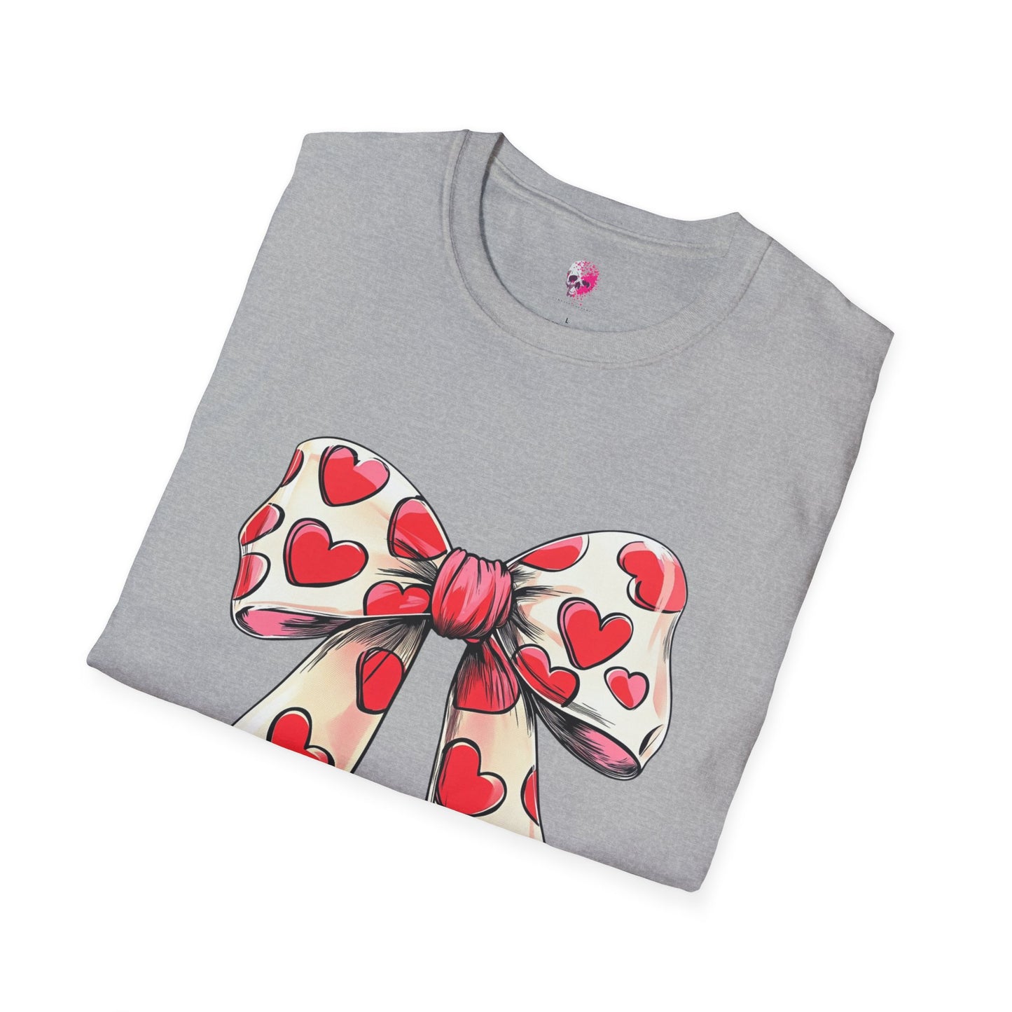 Heart Bow Unisex Softstyle T-Shirt