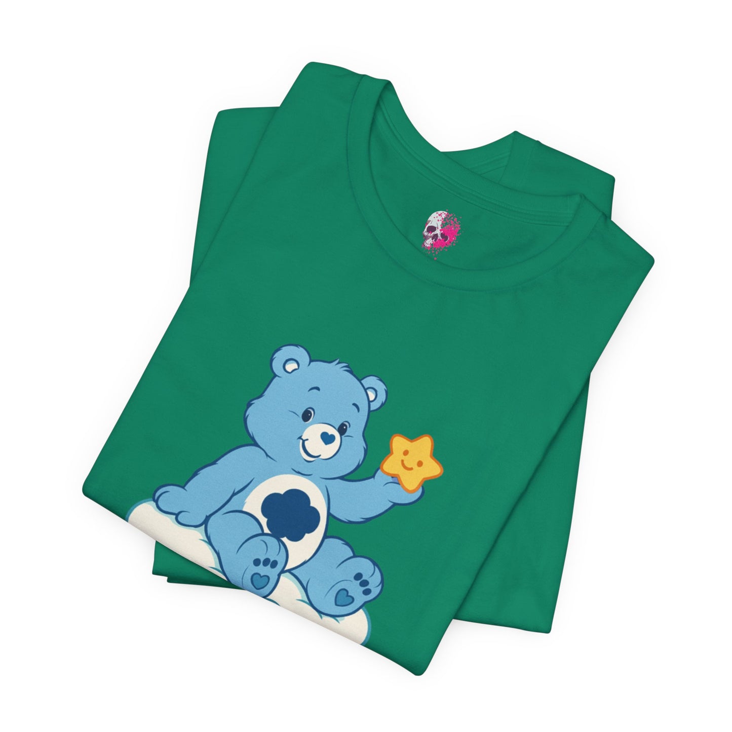 Cute Bear Cloud Tee, Adorable Graphic T-Shirt, Perfect Gift for Kids, Baby Shower, Birthday Party, Casual Wear
