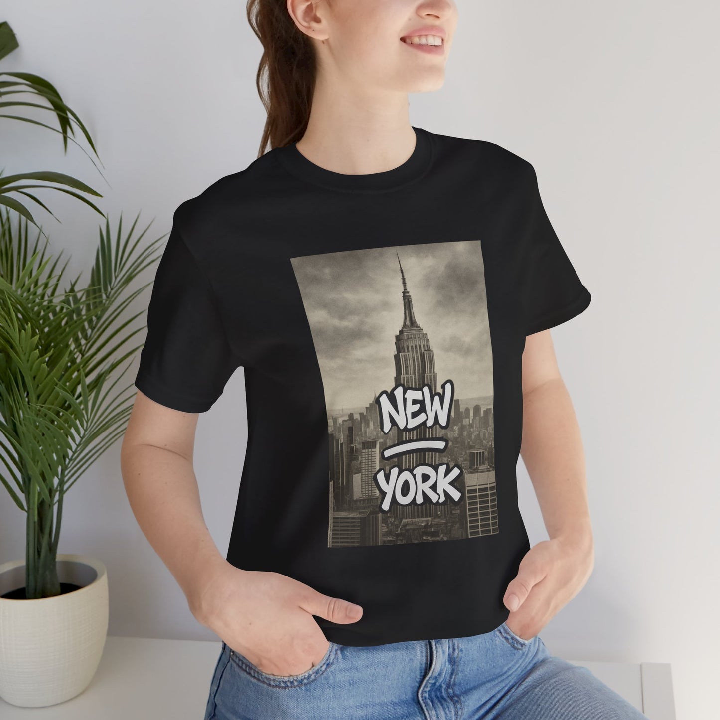 New York Skyline Tee, Vintage NYC Shirt, Unisex Graphic T-Shirt, Travel Souvenir, NY Pride Apparel, Casual Everyday Wear