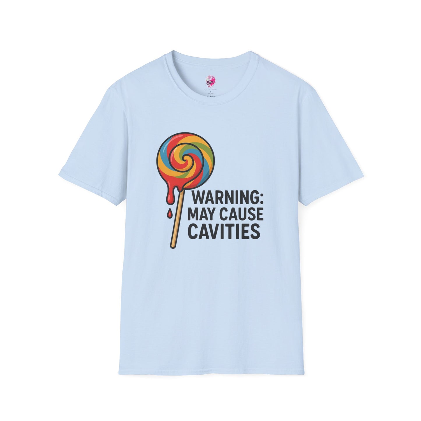 Sweet Tooth Warning T-Shirt, Funny Candy Tee, Gifts for Candy Lovers, Birthday Shirt, Casual Wear, Holiday Apparel