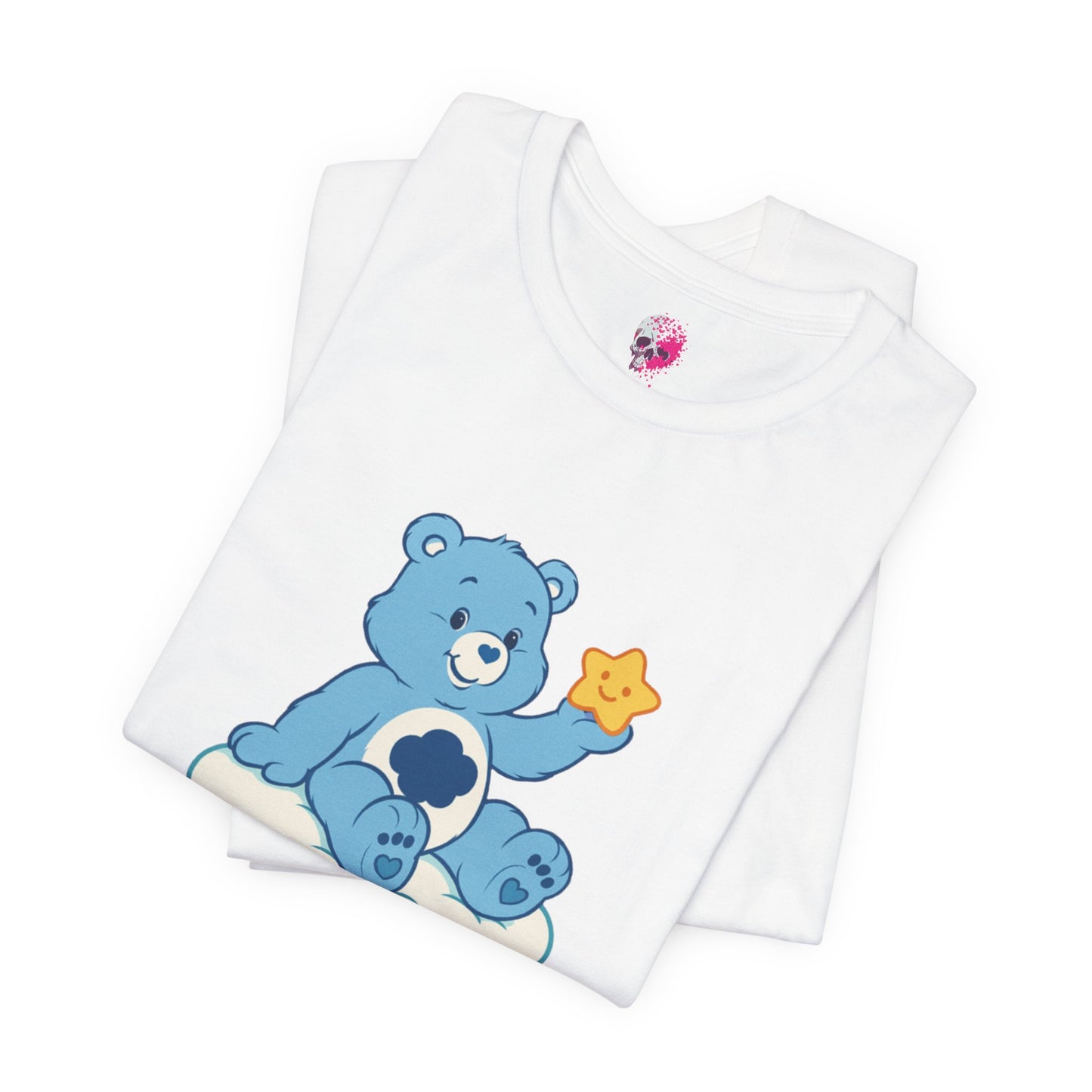 Cute Bear Cloud Tee, Adorable Graphic T-Shirt, Perfect Gift for Kids, Baby Shower, Birthday Party, Casual Wear
