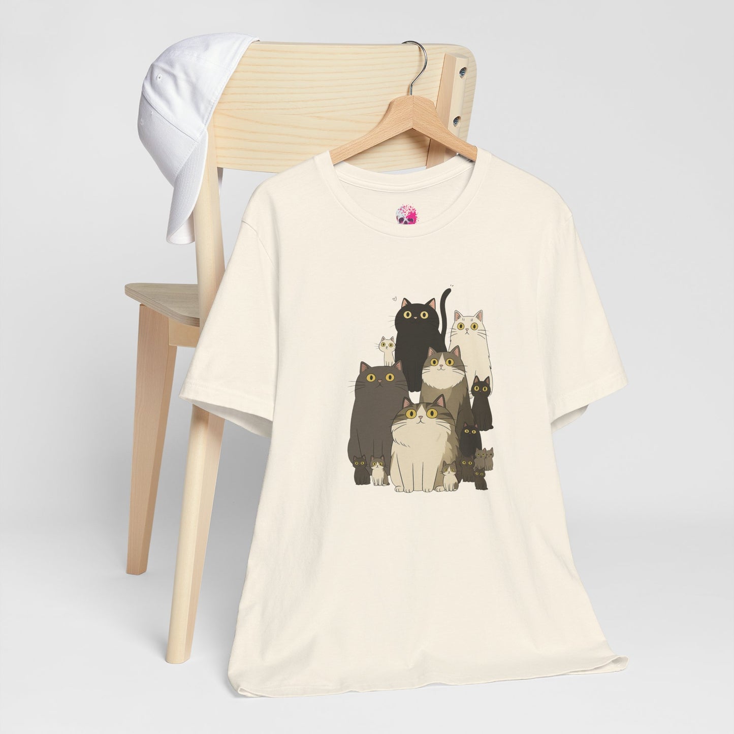 Cute Cat Lover Unisex Tee, Funny Cat Shirt, Animal Lover Gift, Pet Lovers Tee, Purrfect for Cat Enthusiasts