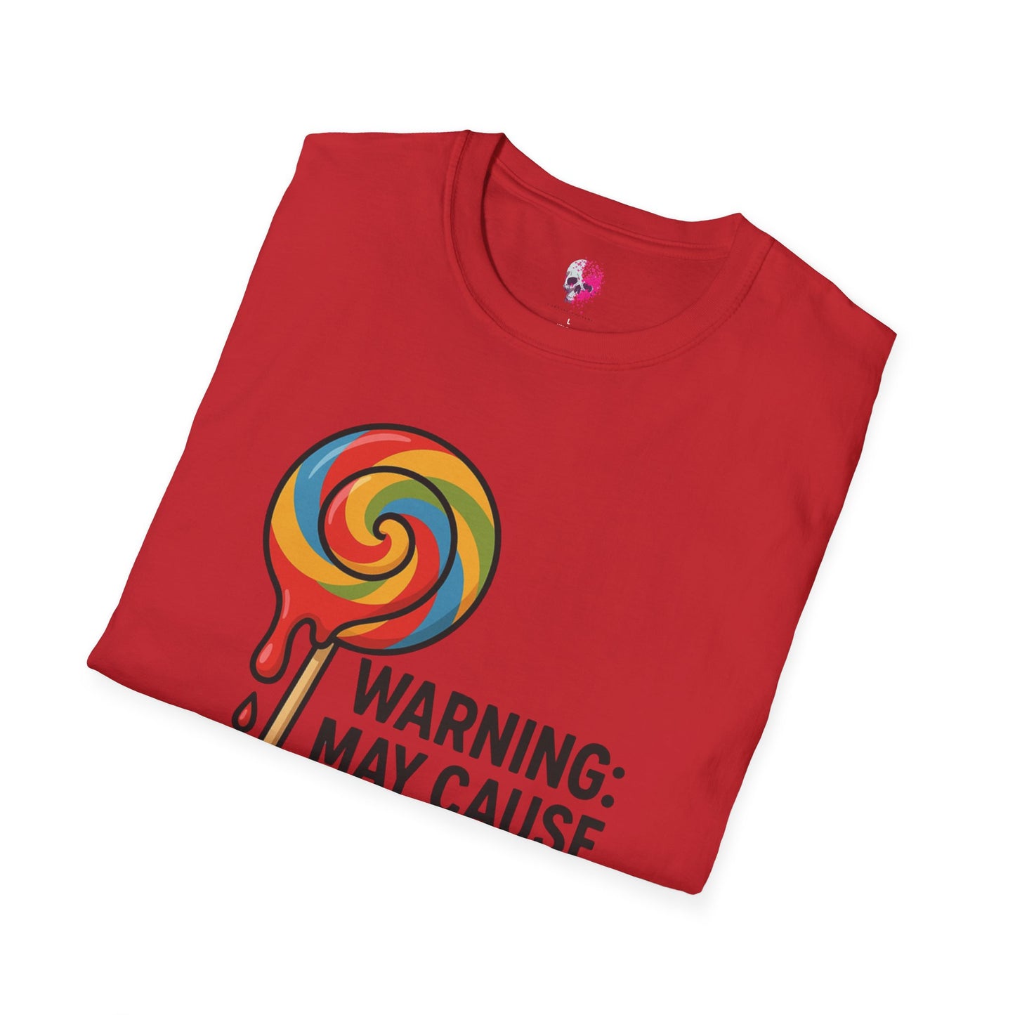 Sweet Tooth Warning T-Shirt, Funny Candy Tee, Gifts for Candy Lovers, Birthday Shirt, Casual Wear, Holiday Apparel