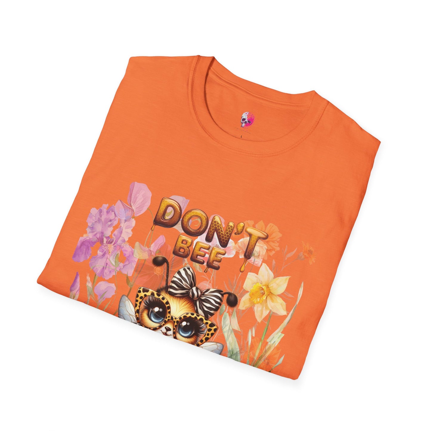 Bee T-Shirt - 'Don't Be Judgy' Floral Design