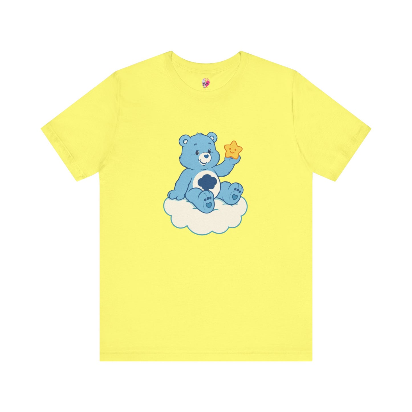 Cute Bear Cloud Tee, Adorable Graphic T-Shirt, Perfect Gift for Kids, Baby Shower, Birthday Party, Casual Wear