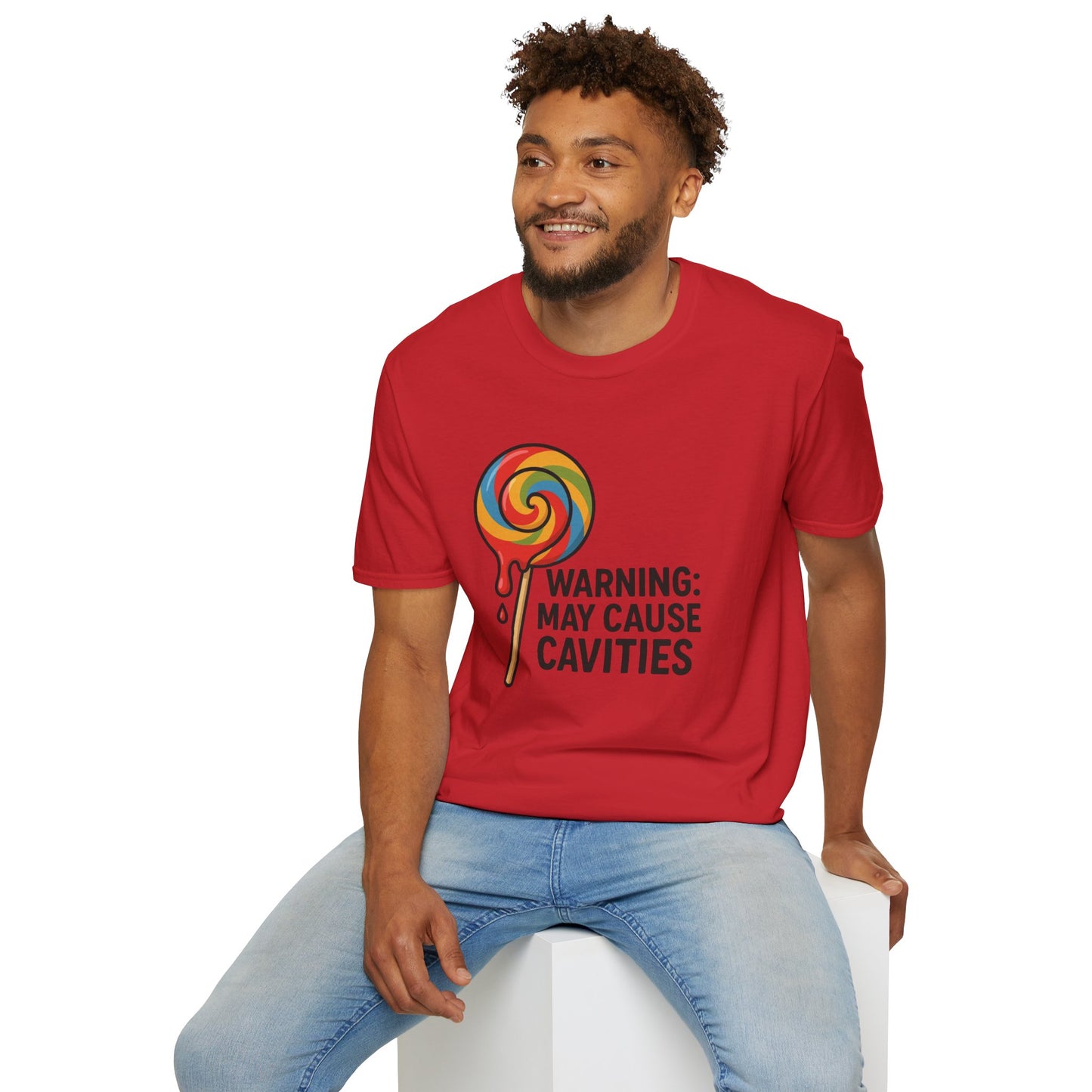 Sweet Tooth Warning T-Shirt, Funny Candy Tee, Gifts for Candy Lovers, Birthday Shirt, Casual Wear, Holiday Apparel