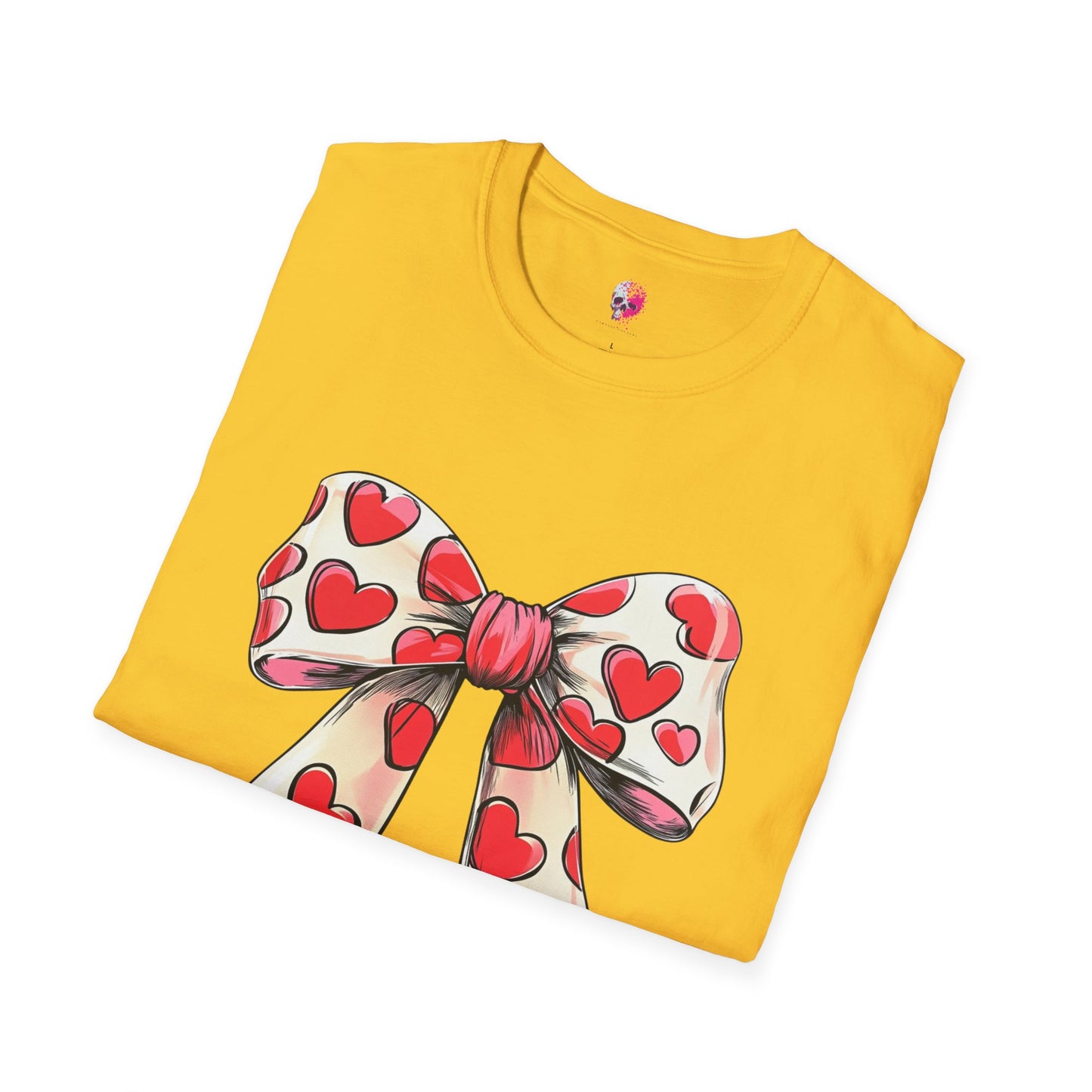 Heart Bow Unisex Softstyle T-Shirt