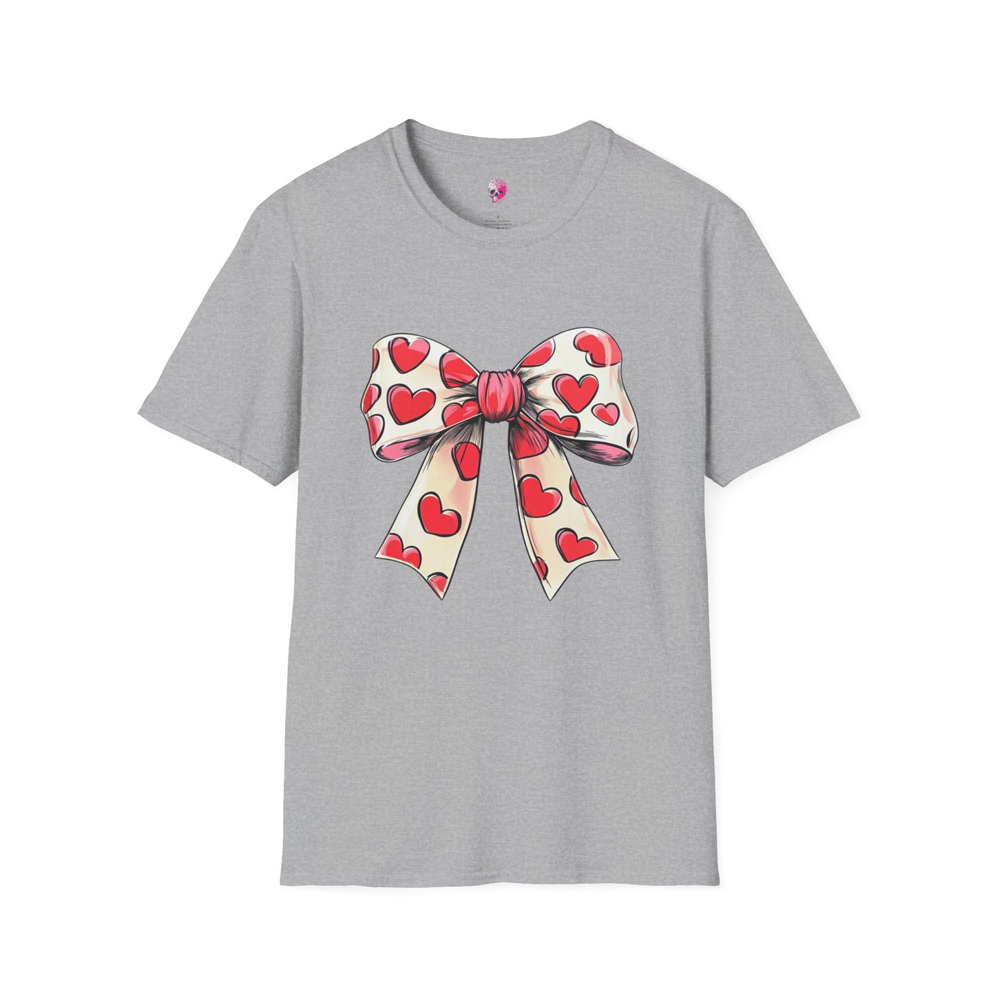 Heart Bow Unisex Softstyle T-Shirt