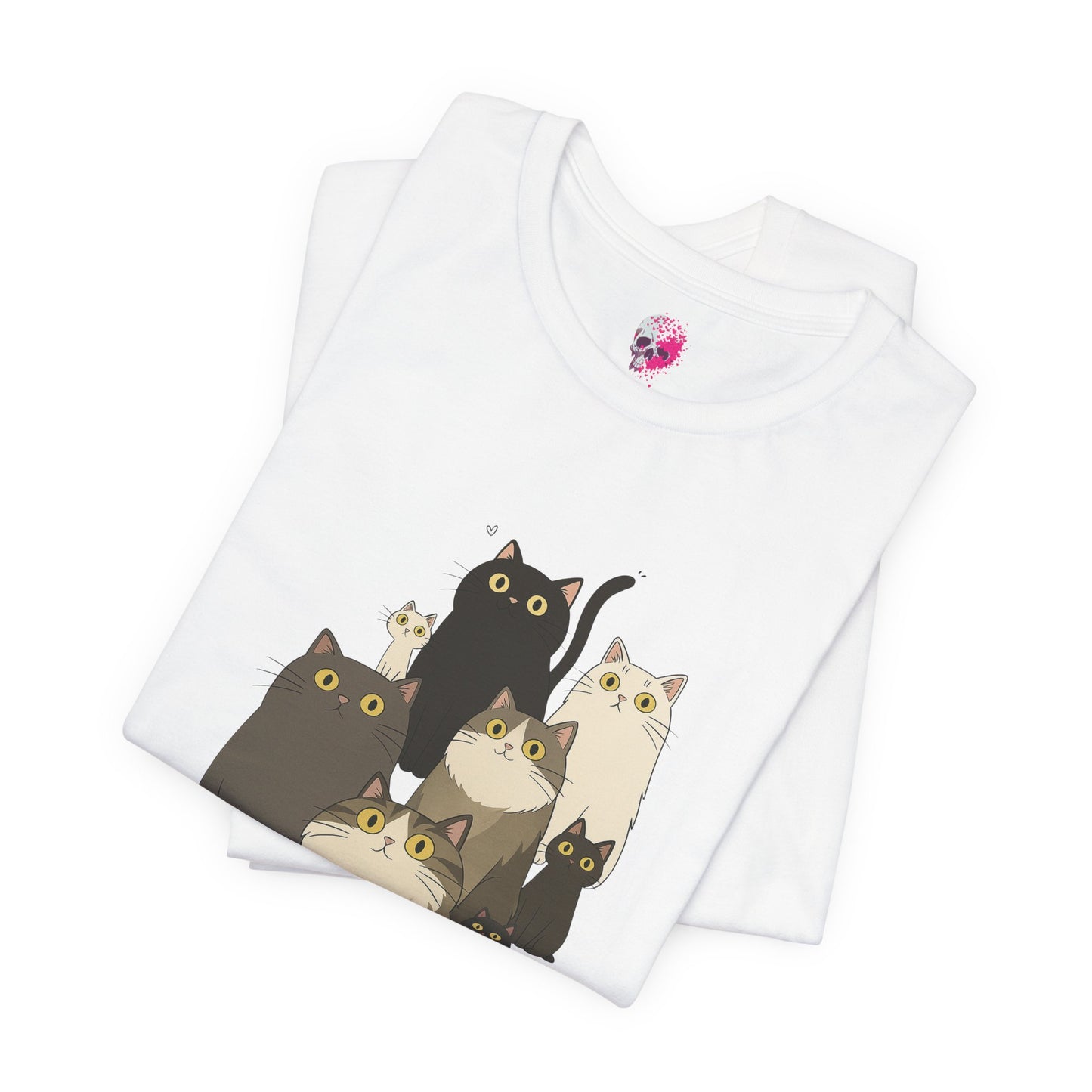Cute Cat Lover Unisex Tee, Funny Cat Shirt, Animal Lover Gift, Pet Lovers Tee, Purrfect for Cat Enthusiasts