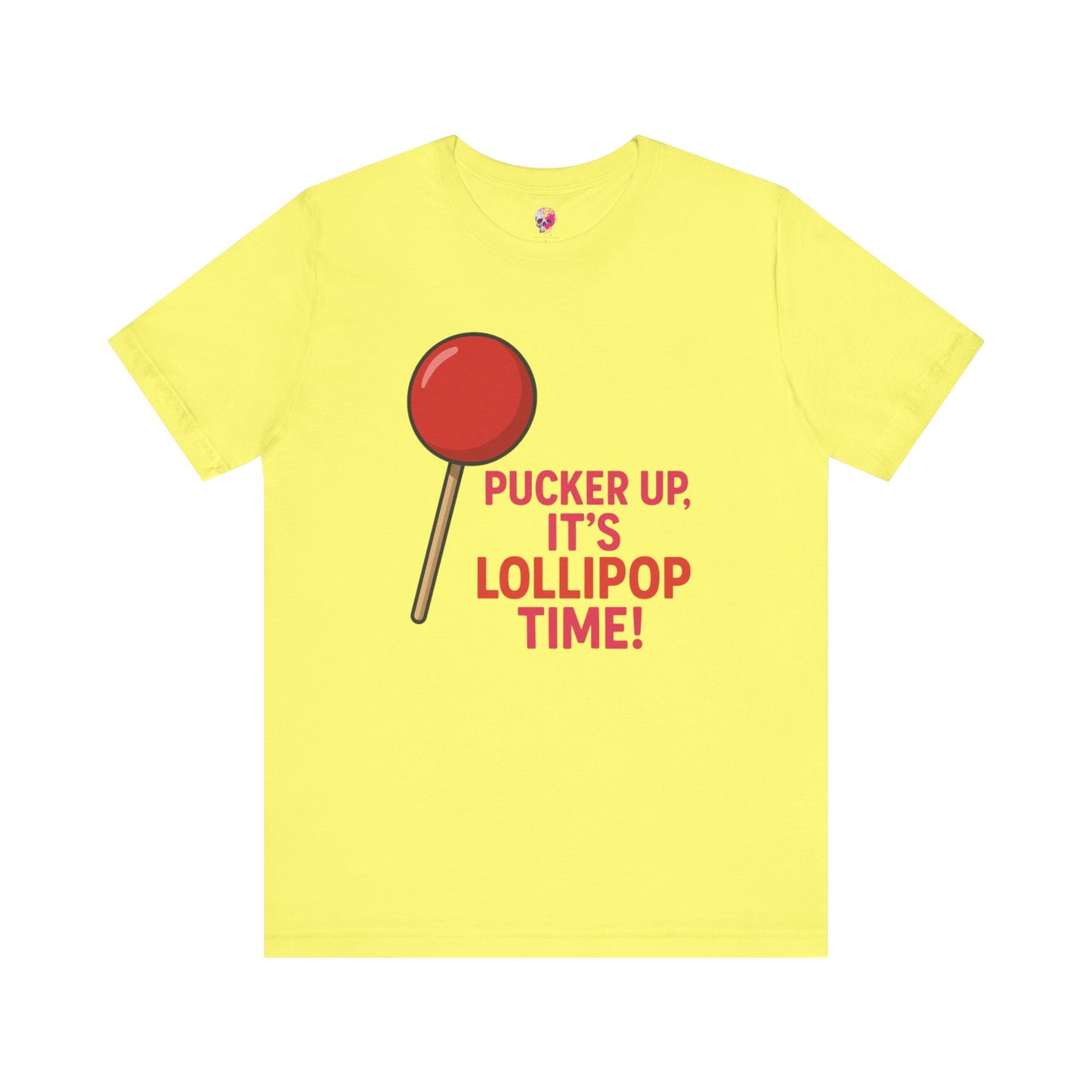 Lollipop Time Tee - Fun Unisex Shirt, Sweet Gift for Candy Lovers, Cute Holiday Apparel, Birthday, Summer Vibes