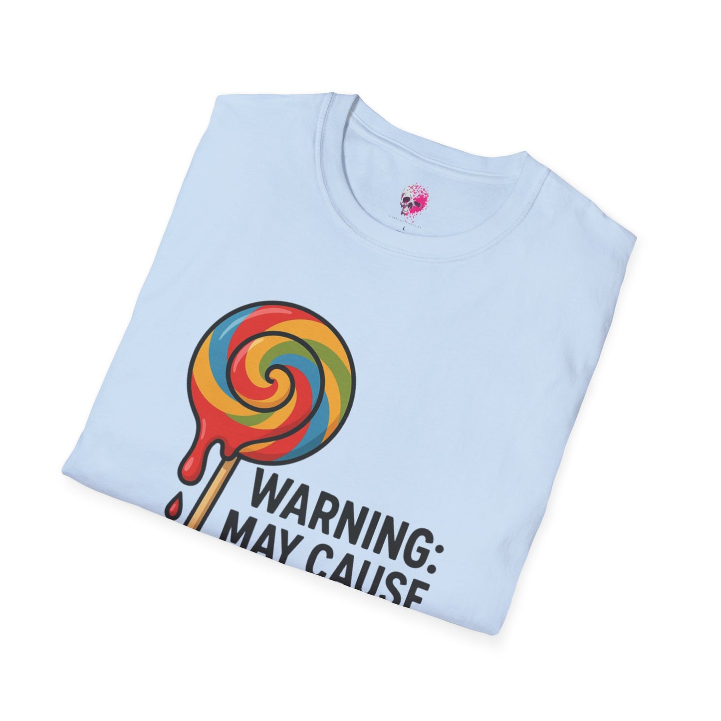 Sweet Tooth Warning T-Shirt, Funny Candy Tee, Gifts for Candy Lovers, Birthday Shirt, Casual Wear, Holiday Apparel