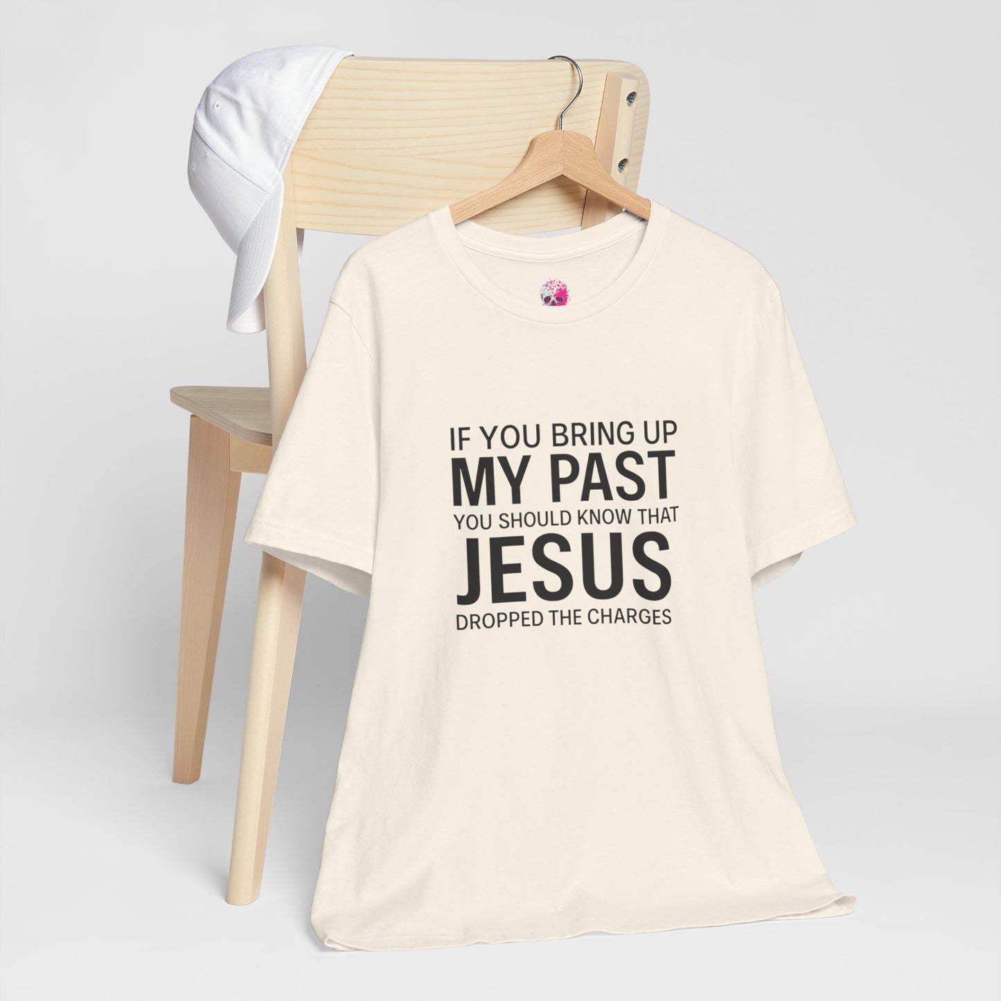 Jesus Dropped the Charges Tee, Faith-Based T-Shirt, Christian Gift, Inspirational Apparel, Religious Humor Top, Unisex Graphic Shirt