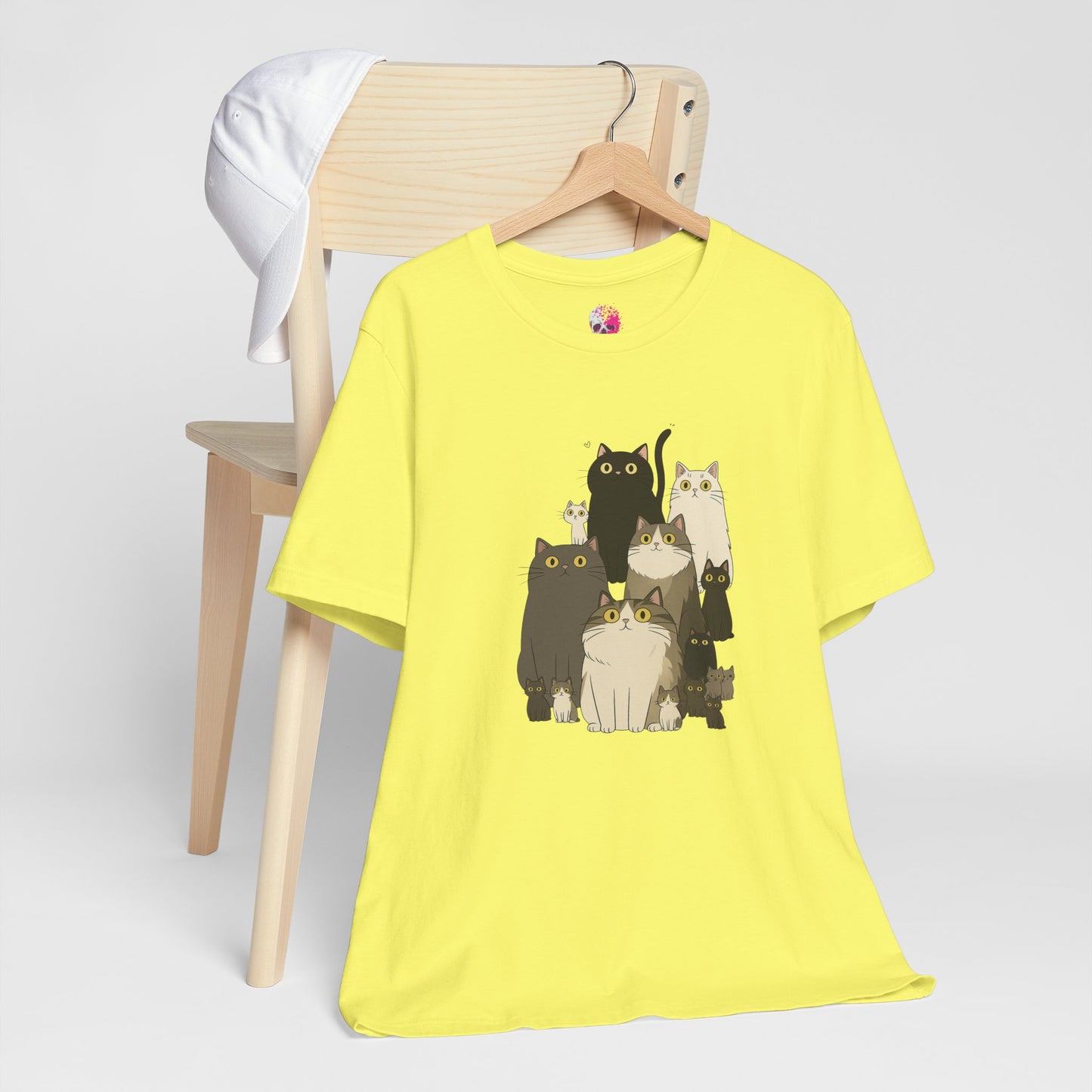 Cute Cat Lover Unisex Tee, Funny Cat Shirt, Animal Lover Gift, Pet Lovers Tee, Purrfect for Cat Enthusiasts