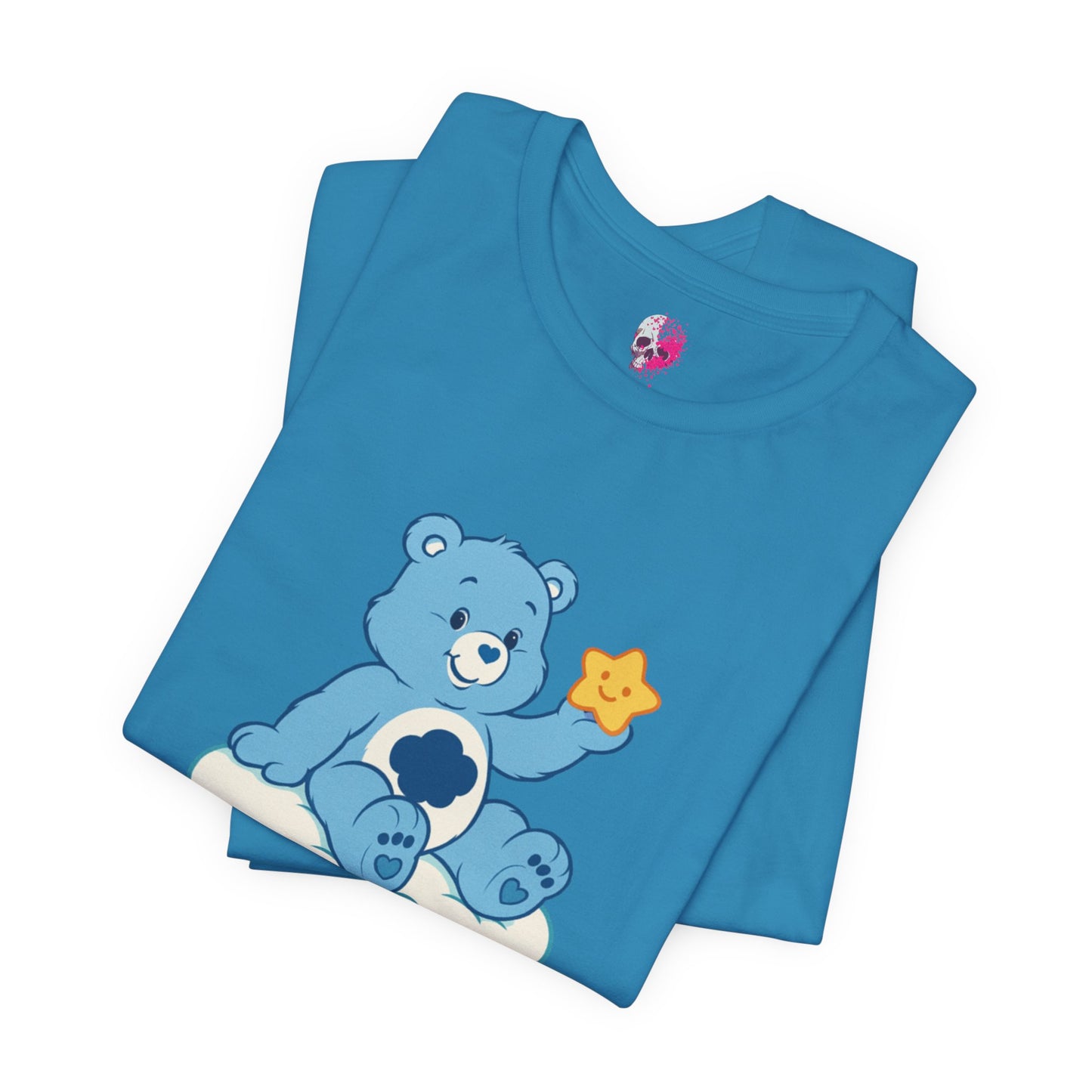 Cute Bear Cloud Tee, Adorable Graphic T-Shirt, Perfect Gift for Kids, Baby Shower, Birthday Party, Casual Wear