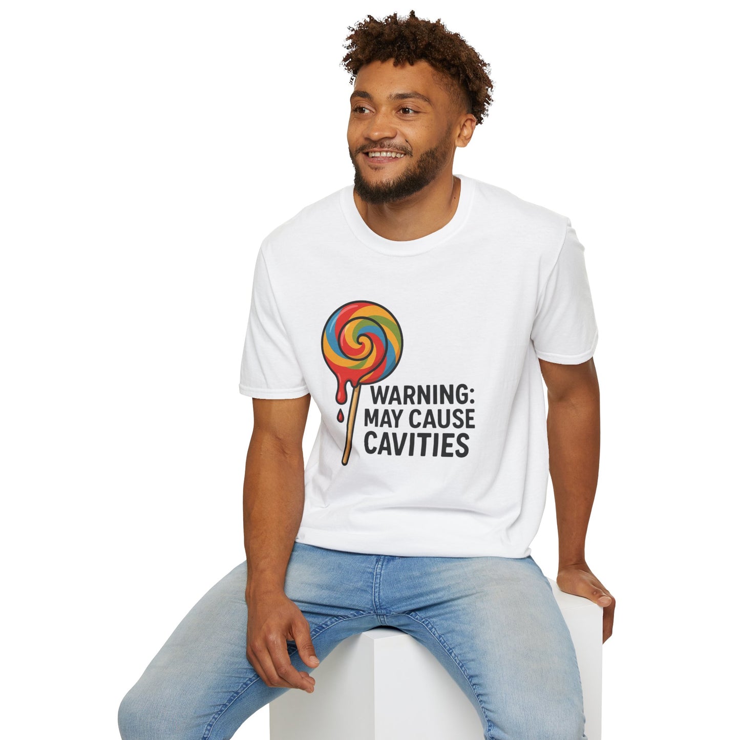 Sweet Tooth Warning T-Shirt, Funny Candy Tee, Gifts for Candy Lovers, Birthday Shirt, Casual Wear, Holiday Apparel