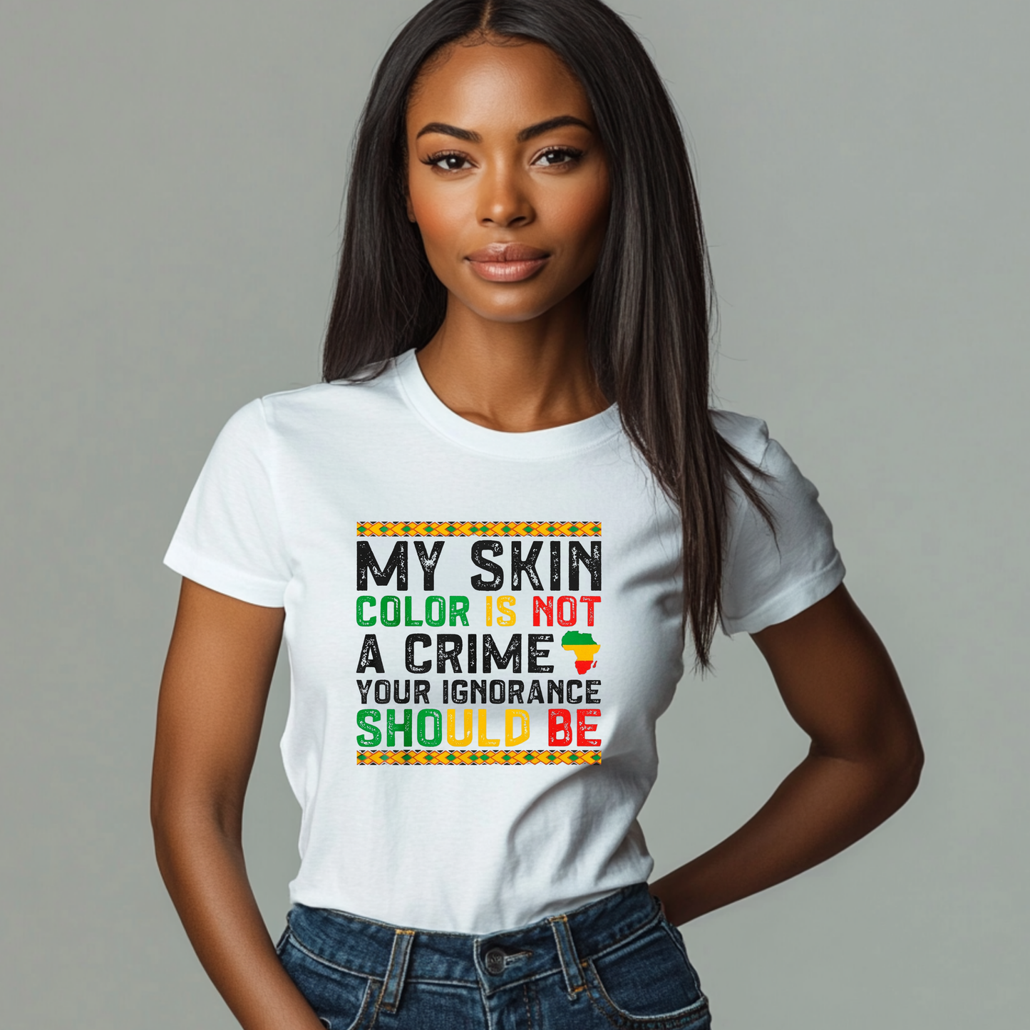 Empowering Statement T-Shirt, Unisex Tee for Social Justice, Awareness Shirt, Casual Wear, Gift for Activists, Black History Month