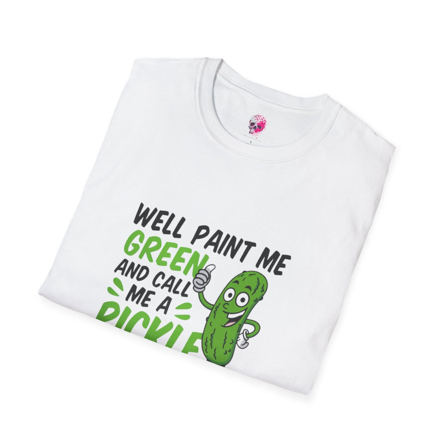 Funny Pickle T-Shirt, Humorous Cotton Tee, Gift for Friends, Casual Wear, Unisex Graphic Shirt, Party or Everyday Style