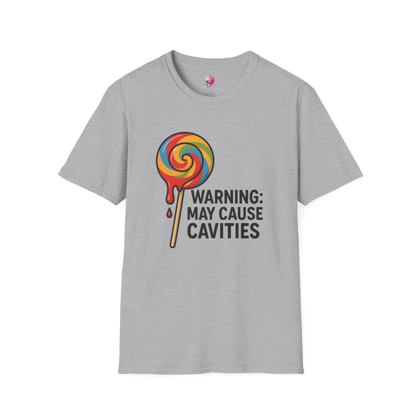 Sweet Tooth Warning T-Shirt, Funny Candy Tee, Gifts for Candy Lovers, Birthday Shirt, Casual Wear, Holiday Apparel